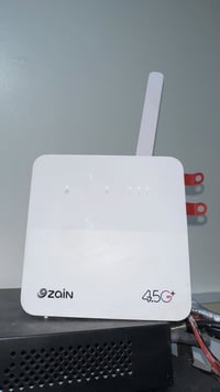 راوتر Zain 4.5G+ للبيع – نظيف جدًا  راوتر زين 4.5G+ منزلي شغال بدون أي...