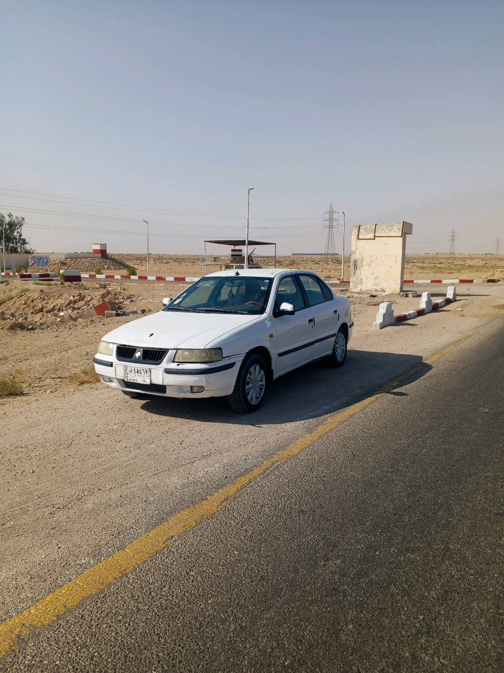 سلام عليكم سمند للبيع سنويه صاقطه مكينه بيه بخار بصيط وخياس بصيط مكفول كير وضربه وتبديل لسعر 27قفل قفل مكان كربلاء حي سلام ‏‪***********‬‏