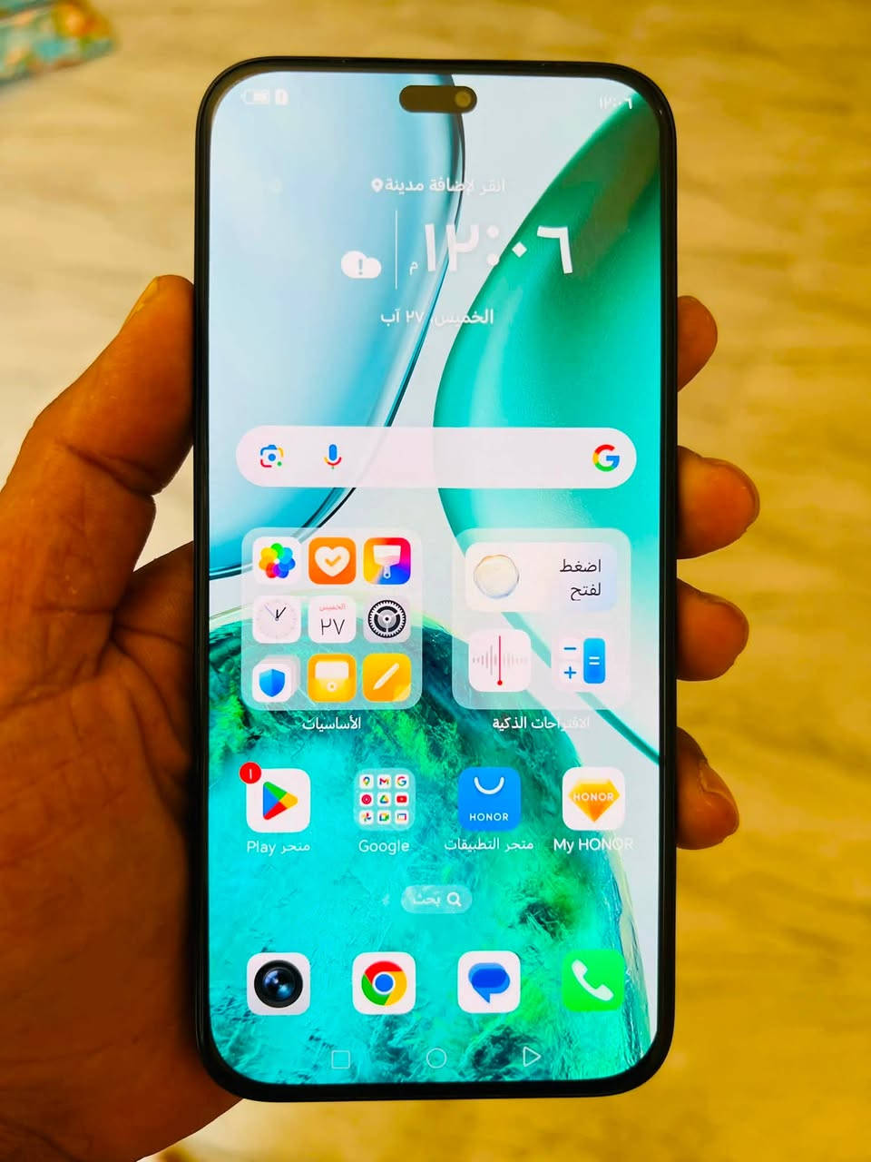 سلام عليكم 
تلفون للبيع 
HONOR X8c ذاكره 256
ملحقاته شاحنه اصليه 
التلفون كلش نضيف 
السعر 200
متواجد خاص و***********
