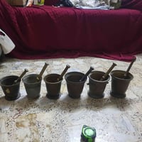 هاونات نحاس • ثقيل • ٦ قطع