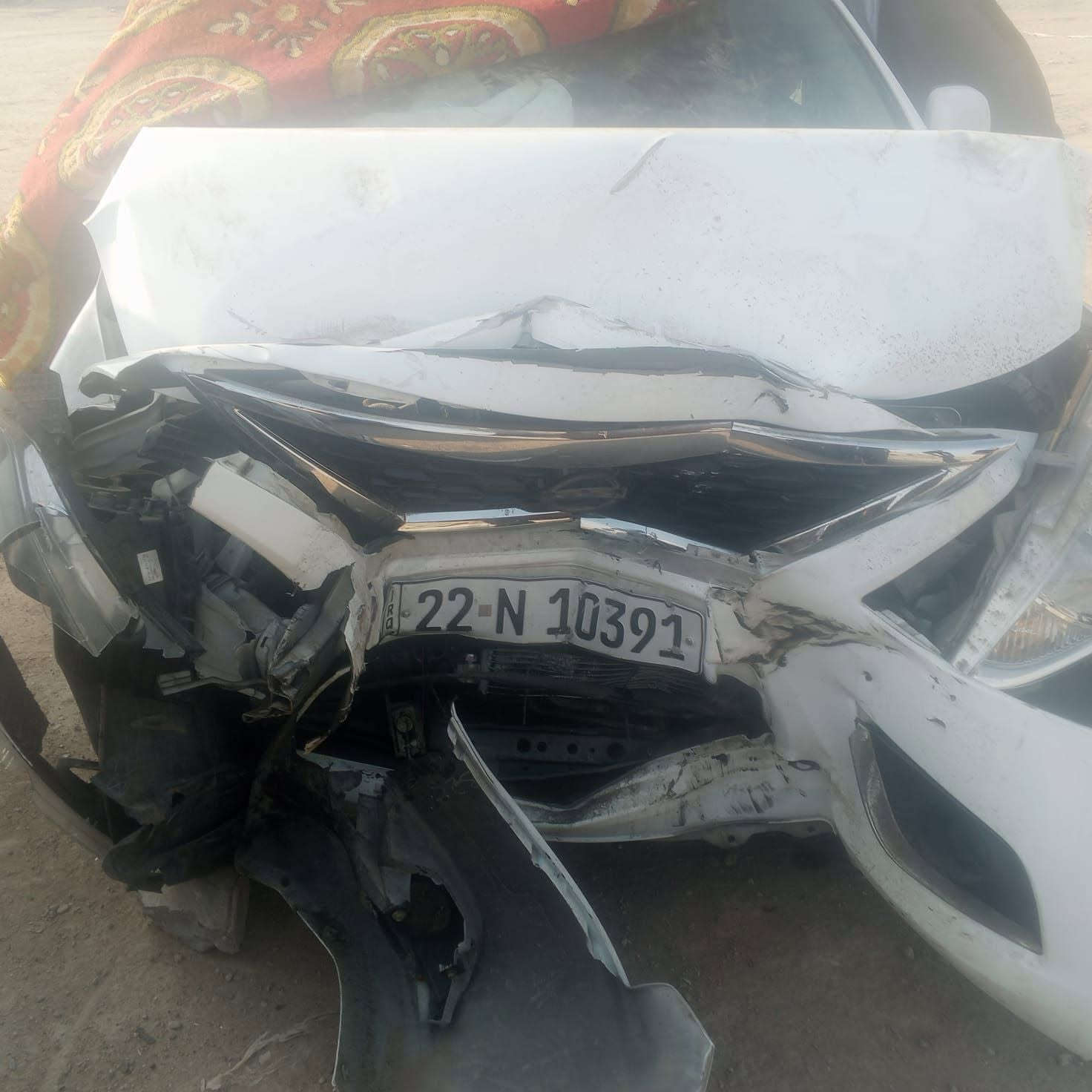 سلام عليكم نيسان سني موديل 24 سيارة مكفوله سابقن ضربتهه صفحه وحده وطخه جوه باب لعبري فقط  رقم اربيل دولي  مكان البصره قضاء القرنه شرش سعر 85وبيهه مجال ***********

