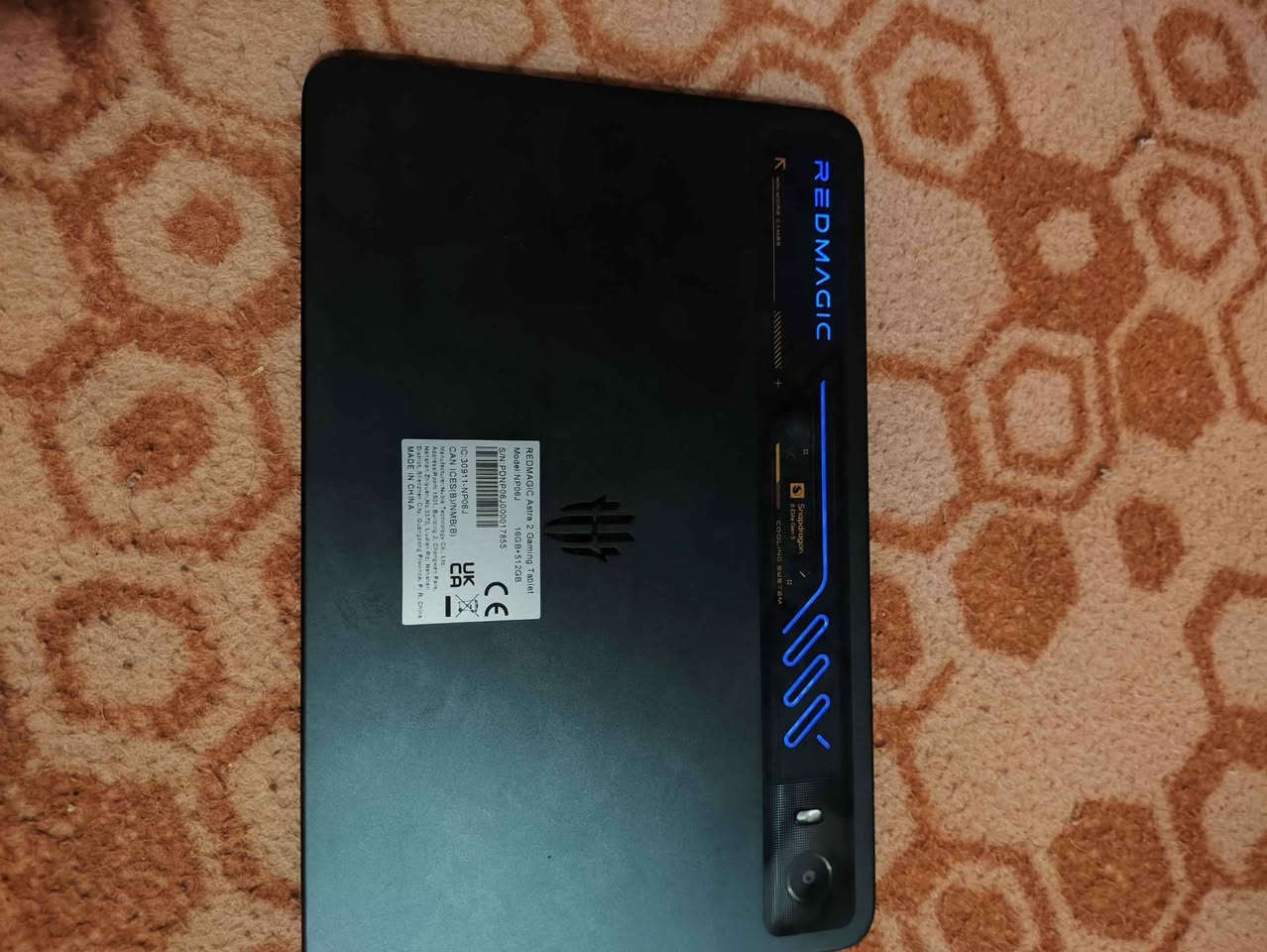 للبيع تابلت العاب RedMagic Astra 2 - نسخة عالمية 🔥*

*المواصفات:*
- الذاكرة: 512GB / الرام: 16GB + 12GB اضافي
- المعالج: Snapdragon 8 Elite Gen 5 (أقوى معالج اندرويد حالياً)
- الشاشة: 9.06 انج OLED 2.4K تردد 185Hz
- البطارية: 8200mAh شحن سريع 80W
- تبريد داخلي بمروحة + RGB
- النظام: Android 15 - نسخة عالمية Global

*الحالة:*
- استخدام اسبوع واحد فقط
- نظافة 100% لا خدش لا ضربه، كأنه جديد
- بعده بالضمان مع الكارتون وجميع ملحقاته الاصلية (الشاحنة 80W + كيبل + كتيبات)
- لزكة الشركة بعدها عليه
عنوان البصره
اتصال *********** البصرة, العراق
