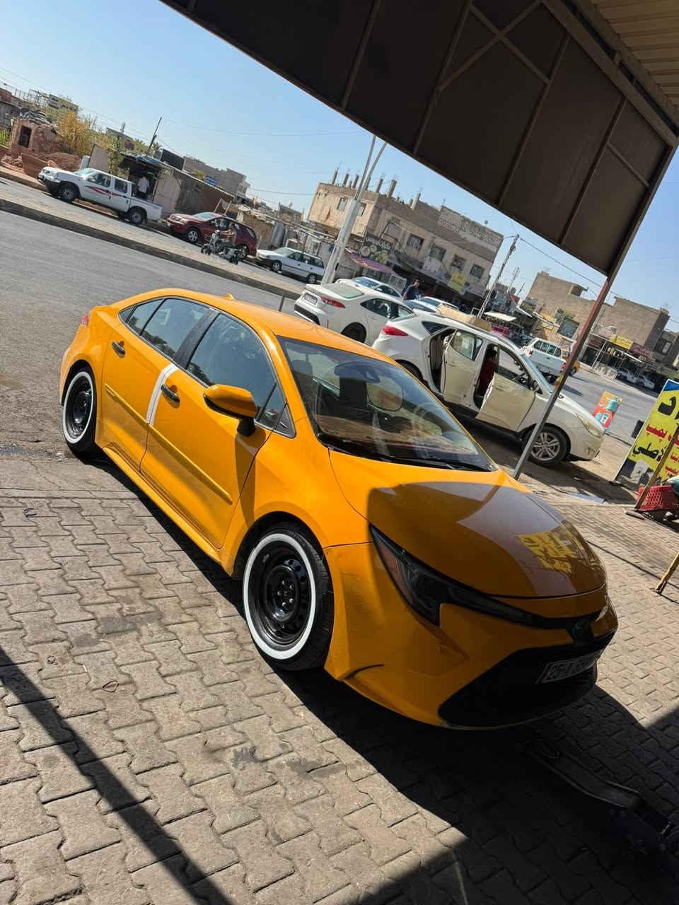 سلام عليكم اخوان عندي هاي السياره للبيع كورلا موبيل 22Llضررها جاملغ وبونيد راس الشاصي سكن السياره حلوه ونضيفه تايرات جواها جديد ويل 15 ماشيه 200 منضومه غاز كابون بانزين وغاز عنوان السياره كركوك السعر 150 وبيها مجال قليل رقم الهاتف ***********/*********** غير متواجد ع فيسبوك
