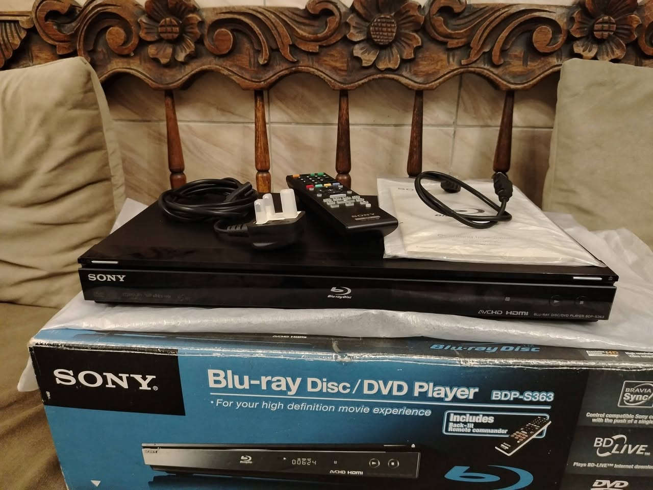 السلام عليكم
مشغل بلوراي
DVD
سوني
جديد ممستخدم
مديل وتفاصيل بلصور
السعر 75 الف
العنوان بغداد
الحبيبية
يوجد توصيل
جميع المحافظات
***********
