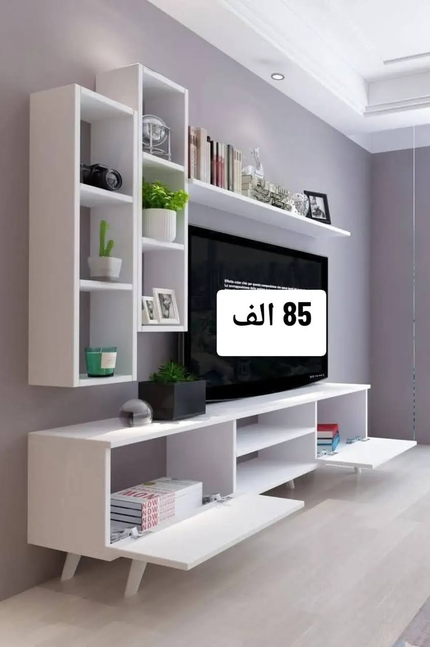 وفرنالك أرقى ميز بلازما ويا الرفوف المعلقة بطقم كامل وتصميم مودرن يخبل 😍📺
​
• نوع الخشب: خشب تركي MDF
•الميز يجي ويا الرفوف كاملة مثل ما موضح بالصور.
• الأسعار: مكتوبة وموضحة على كل صورة 💰.
​🛡️
نضمنلك حقك كامل! الفحص يكون أمام المندوب، وإذا لكيت أي اختلاف عن الصورة تقدر ترجع الطلب مباشرة وبدون أي تردد.
​🚚 أسعار التوصيل
• بغداد: 5 آلاف دينار فقط  Baghdad
• باقي المحافظات: 10 آلاف دينار 📦
​📥 للحجز أو الاستفسار خاص او واتساب
***********
