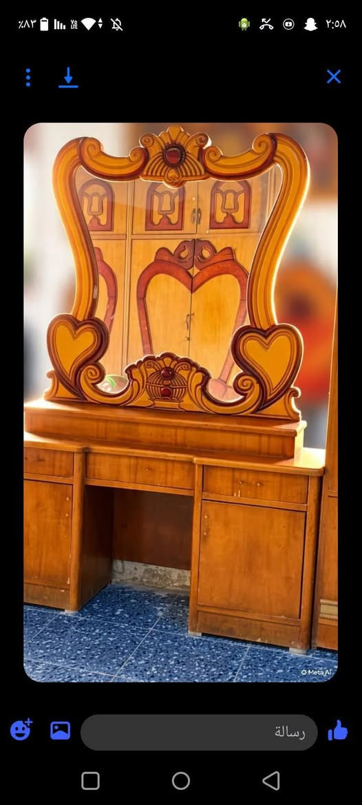 غرفه عراقي لخشب ثكيل الاصلي والله تفصال مفصليهه ونضيفه مكاني بغداد المعامل العماري سعرهه 350
رقم واتساب ***********

