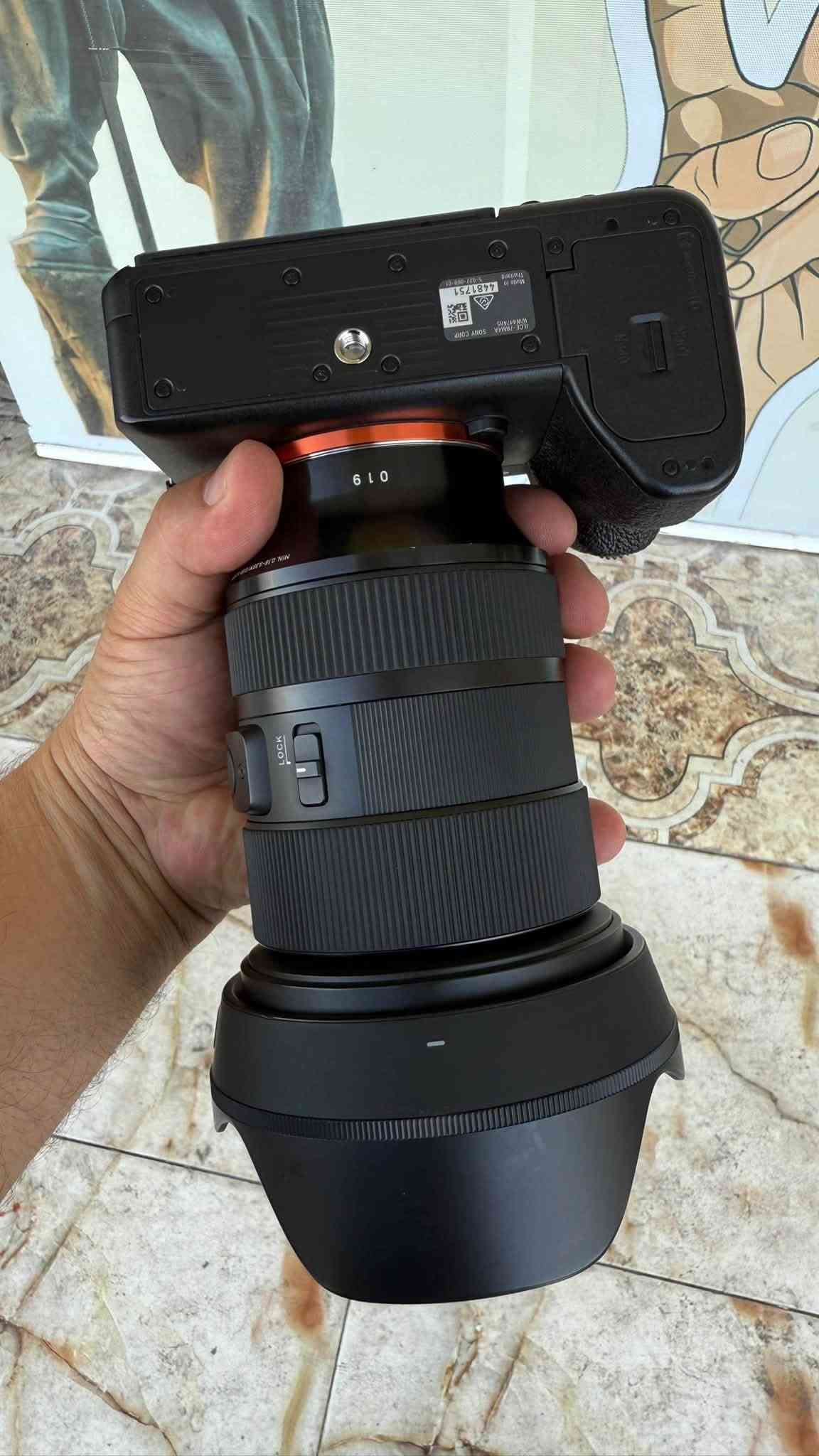 سوني A7R iV
عدسه سيگما ارت 24/70 f2.8
زور زور خارين 
***********
