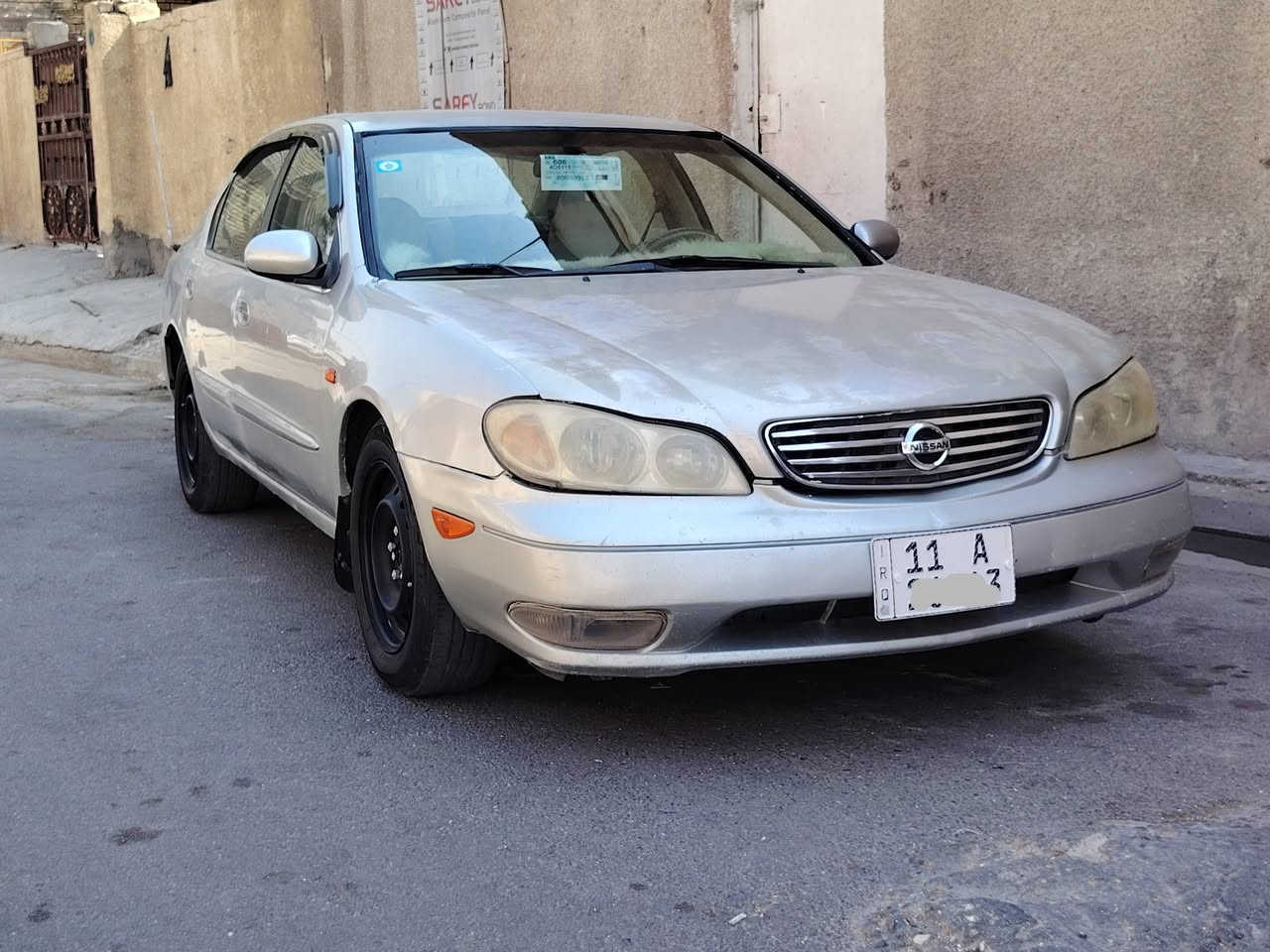 سلام عليكم سياره للبيع النوع نيسان مكزما موديل 2004الون رصاصي غير محدد/ محرك كير مكفول حجم المحرك 3000 سته/6/ سلندر تكم دواخل كص تعمير مكفولة سياره باتري جديد  حداديه جديد تخم تاير نضيفه بمعنه الكلام على البلاد رقم بغداد انكليزي بسمي تحويل مباشر العنوان بغداد غرب مطعم وليد ابو الكص السعر مناسب جدن 40 وبي مجال للشراي ويدلل انتصل ***********
