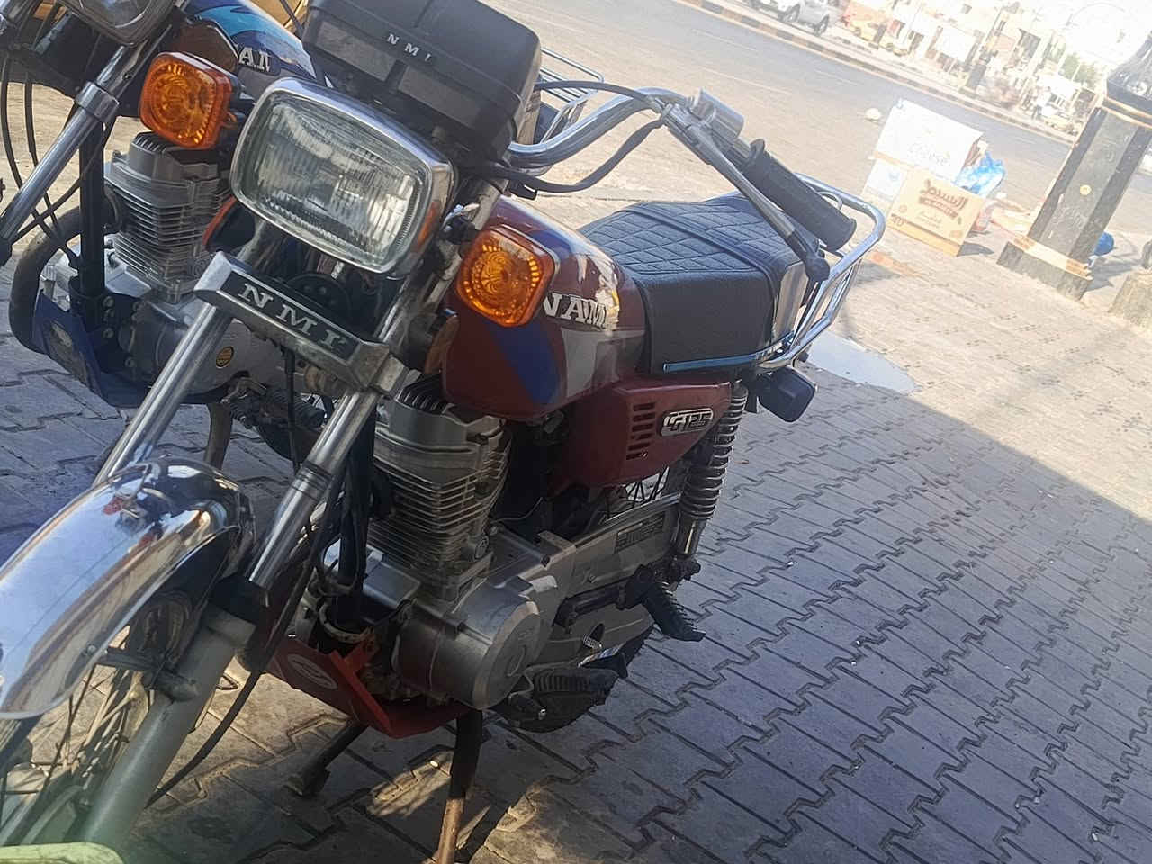 سلام عليكم شباب دراجه للبيع نامه اصلي سعر 850بيه مجال قليل رقم ***********
