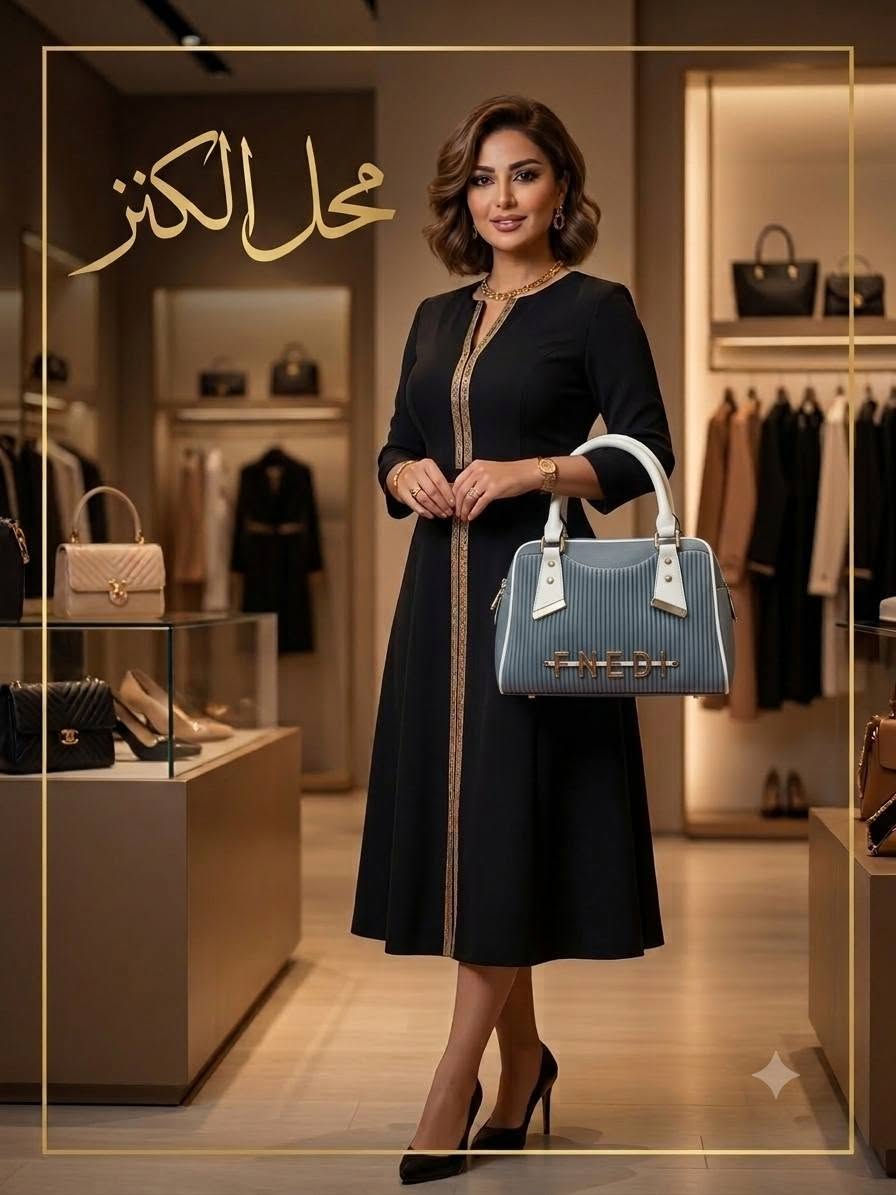 الأناقة والفخامة بقطعة واحدة! ✨👜
جنطة ماركة فندي (Fendi) المميزة بتصميم راقي يكمل طلتج ويزيدج تألق بكل المناسبات 💫
خامة ممتازة وتفاصيل تحجي عن نفسها، ترهم ويا كل ستايل وبكل الأوقات.
​سارعي بالحجز فالكمية محدودة! 🔥
​📍 العنوان: الأنبار - قضاء هيت - مقابل بلدية هيت الجديدة مباشرةً.
📞 للطلب والاستفسار:
***********
***********
أو راسلونا مباشرة عبر رسائل الصفحة 📥
​✨ محل الكنز - عنوانكِ الدائم للأناقة ✨
