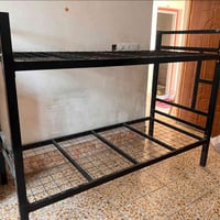 سرير نفرين • حديد • نضيفة