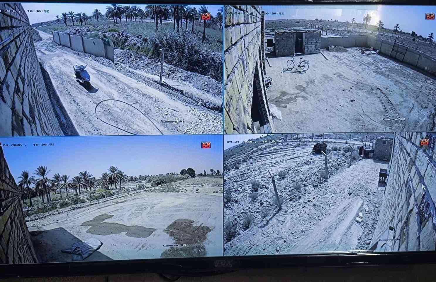 تم تجهيز وتركيب نظام مراقبه 
📍الديوانيه قضاء السدير
1-جهازمن شركه هايلوك تشغل 4 قنوت دقة عرض4k
2-كامرات 4 ميكا دقة عرض4k
كامرات 5 ميكا دقة عرض 3k
3-سعة التخزين 500كيكا 
4-بوكس حمايه 4
5-Ups 120W+Hdmi,1.5
6-كيبل عالي الماقومه 
8-فيش نقل الاشاره

الفني اديب الكعبي  للتواصل والاستفسار 
📞 ***********
📞 ***********
