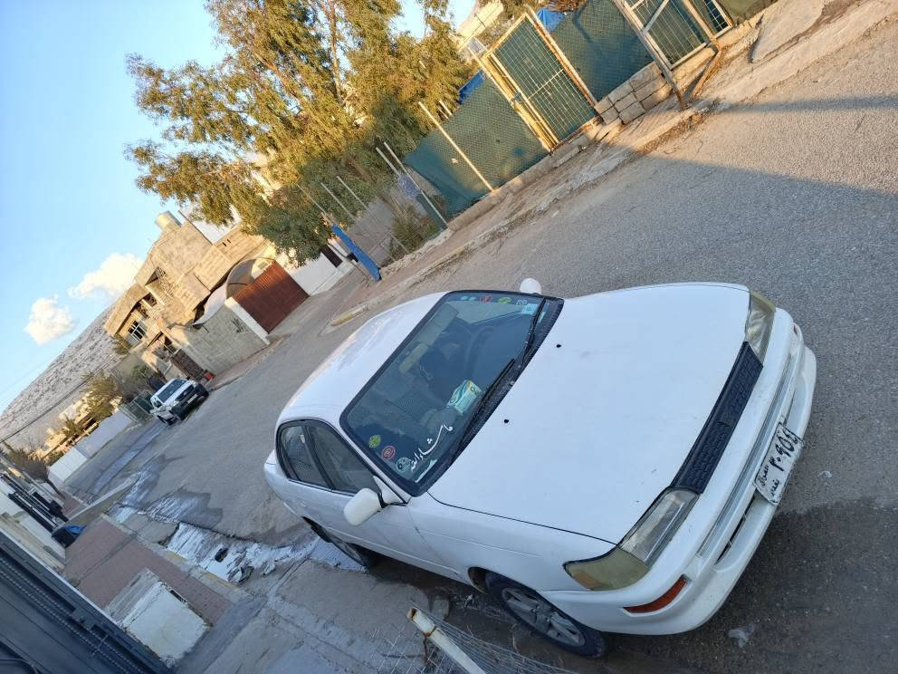 ـبەناوی خودای گەورە
کرۆلا 1992 گێر ئۆتۆماتیک 
ئاڕم پلاسیک سلێمانی 
کارەبایی و ناو گێچی  کامل مەزبوو 
چوار تایەی تایەی  لەژێرایە گێرو مەکینەی زۆر بێعەیبە سەیارەیەکی زۆر جایزە هی دەستی خۆمە هی مەعرەز نیە سەیارەیەکی ڕێکو جوانە دەعمی نیە 
سیعری 31 وەرەقەو معامەلەیەکی کەم 
تکایە گەر موشتەری نی سەری منو خۆشت مەیەشێنە
ژ.م***********
***********
شوێن تکیەی کامند
نزیک چمچماڵ شمشمل, السليمانية
