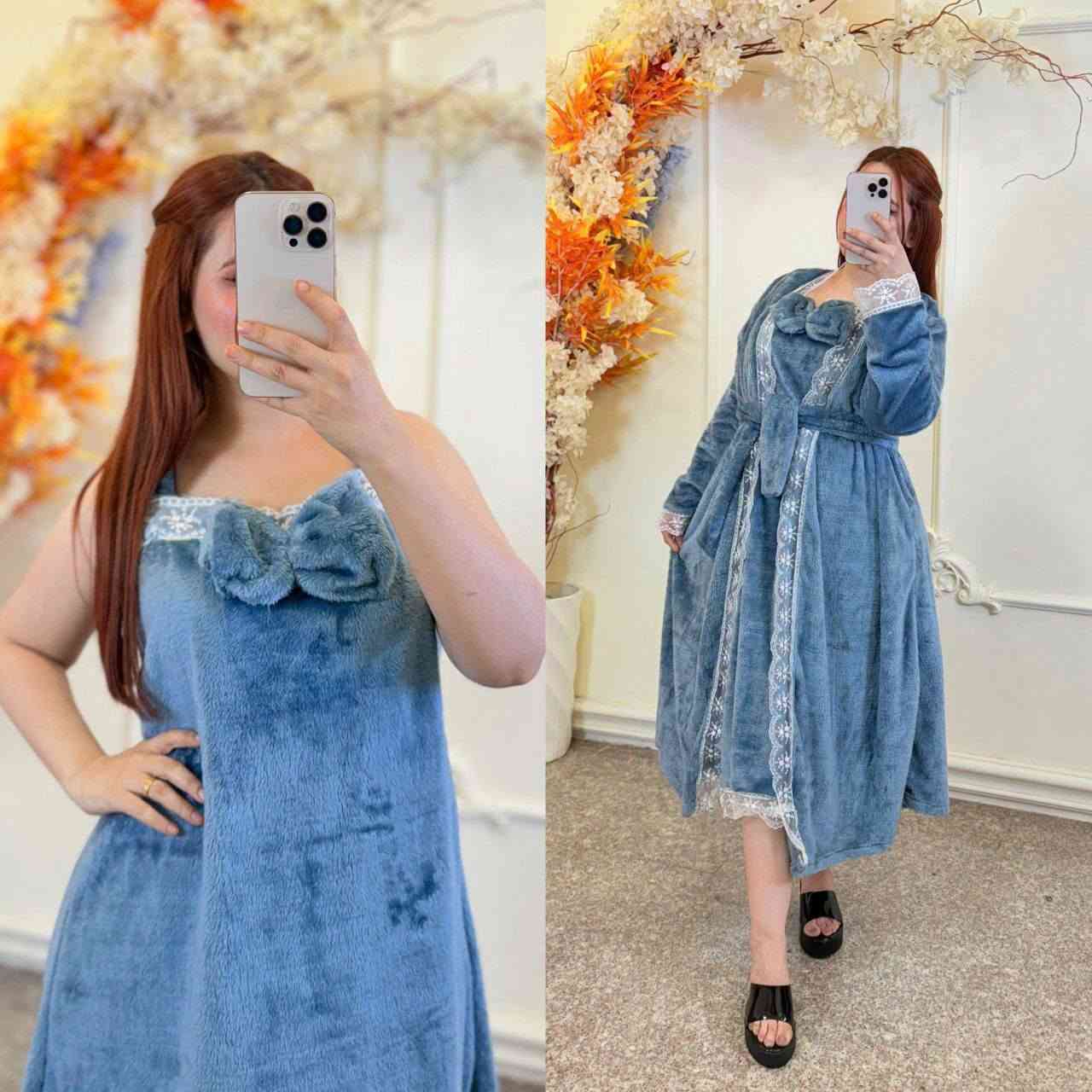 طقم فرو • ٣ قطع • فري سايز لحد ١١٠ كيلو