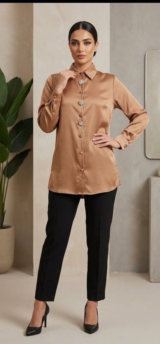سعر الدرزن 120 ألف 🌹 
قميص زارا ستن نسائي🇹🇷
قياسات 38-40-42-44-46-48
متوفر توصيل لكل المحافظات

نص مكتوب في الصور:
- 38-40-42-44-46-48
- - فرع الأزياء الراقي -