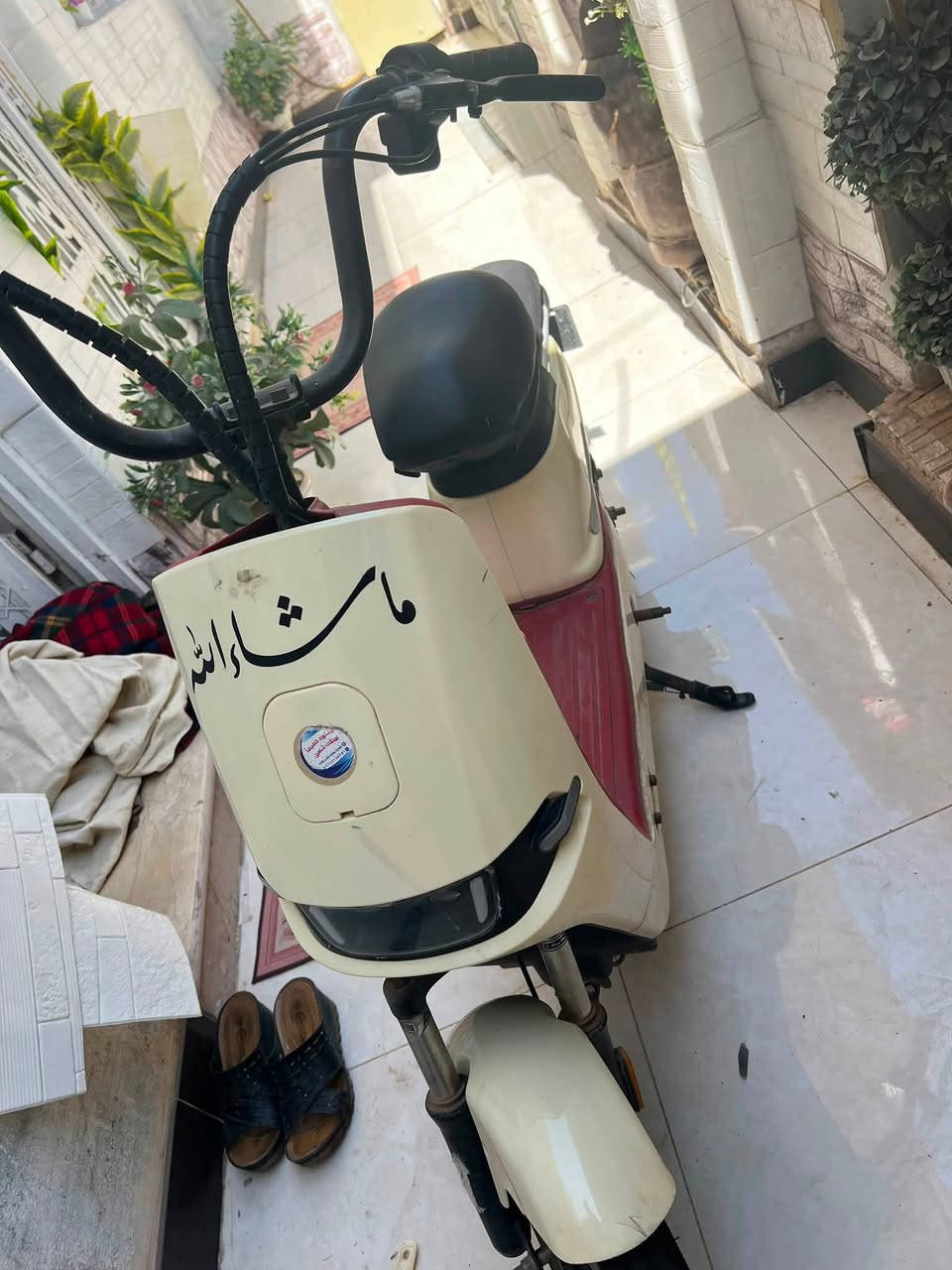 دراجه شحن 
حجم 14 لون كريمي 
الدراجه ابيعه على سكاطها تحتاج بطاريات وشاشه والبريك عطلان بس 
سبب البيع تركتها فتره وصار عندي ظروف والسعر بسيط 
كلش (150) الف مكاني ميسان 
للاستفسار 
***********🛑🛑او تواصل خاص
