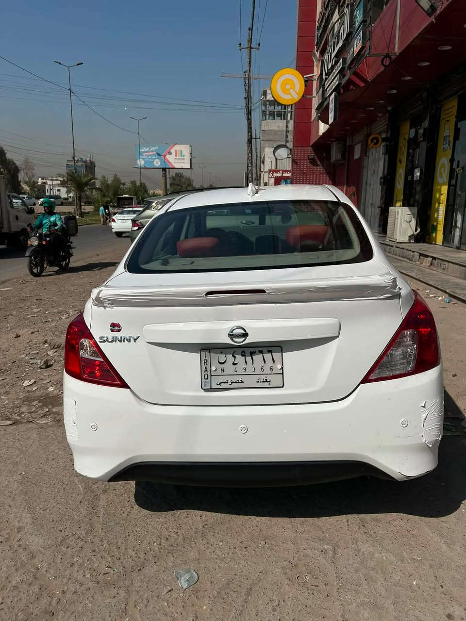 للبيع نيسان سني هندي موديل ٢٠٢٤  بليته زركه ماشيه ٦٥ حساسات خلفيه جام كهربائي ويل كب رقم بغداد  السعر ١١٥ 
مكاني بغداد رقم ***********
