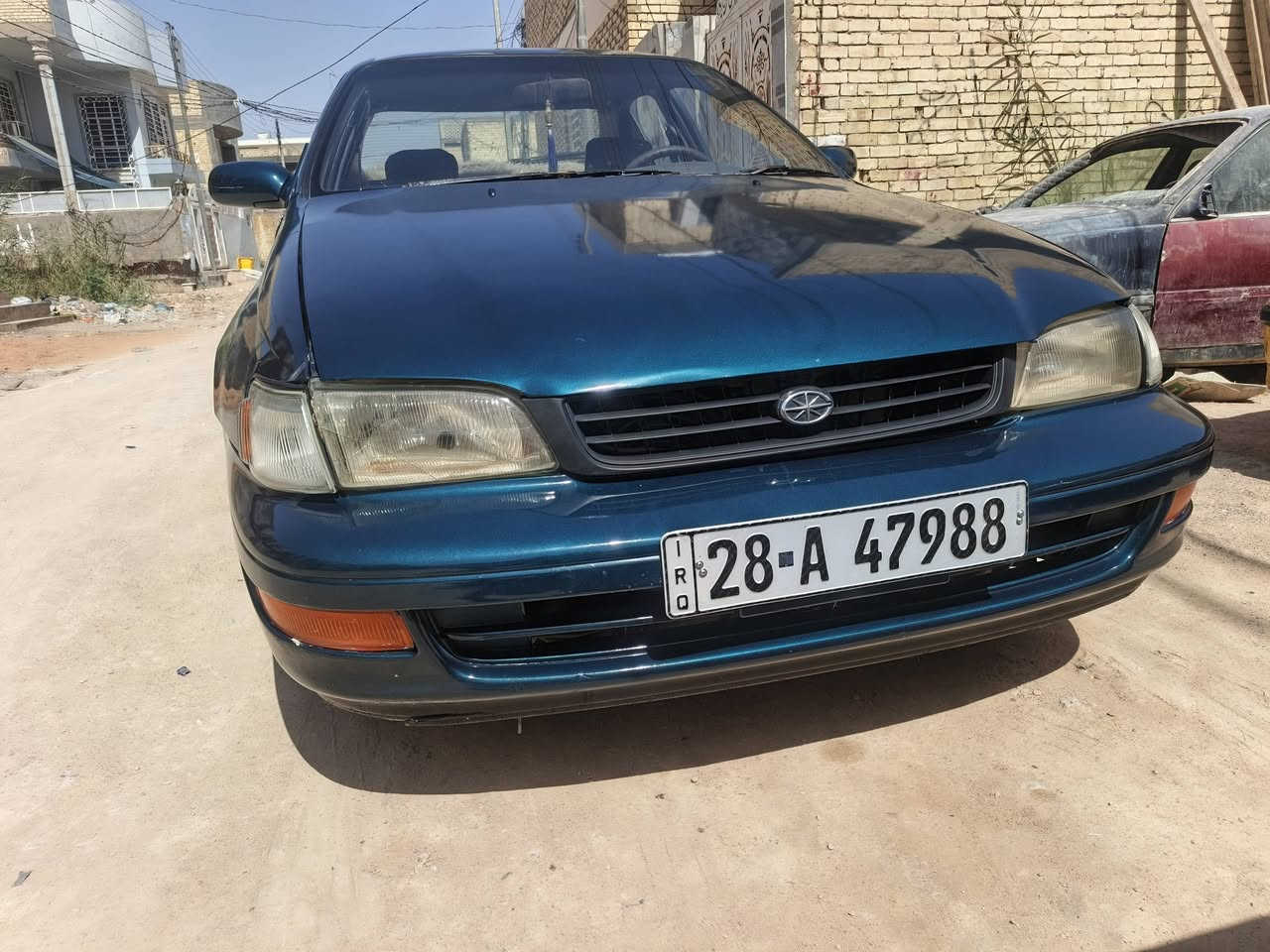 السلام عليكم كرونا للبيع موديل 1994 مكفوله من الكص والنقل الجثه ومن الضربه القويه سياره جاهزه كير مكينه حداديه رقم نجف نكليزي مكاني نجف حي النداء السعر 42 وبيه مجال ***********
