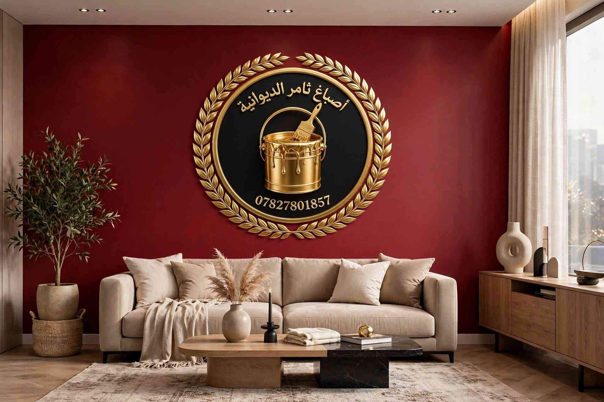 اصباغ ثامر في الديوانيه ترحب بكم

نص مكتوب في الصور:
- أصبَاغ ثَامِر الديوانية فخامة الأصباغ والديكور الملكي فخامة الأصباغ . دهانات داخلية وخارجية . تصاميم ديكور ملكي . استشارات ألوان احترافية *********** للتوصل والطلب: جودة عالية . مقاومة للرطوبة . ألوان تدوم طويلاً منذ 2015 الديوانية - العراق
- أصباغ ثامر الديوانية فخامة الأصباغ والديكور الملكي للواصل والطلب: *********** دهانات فاخرة • ألوان ملكية • تشطيبات راقية • استشارات لونية احترافية جودة عالية • مقاومة للرطوبة • ألوان تدوم طويلاً الديوانية - العراق | منذ 2015
- أصباع ثامر الديوانية ***********
- أصباغ ثامر الديوانية ***********