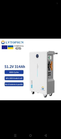 بطارية LVTOPSON • ١٦ كيلوواط • ضمان ١٠ سنوات