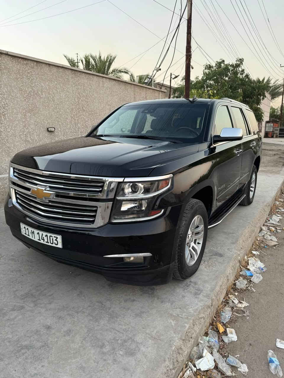 اللهم صلي على محمد وآل محمد
تاهو LTZ 2015 اسود ماشي ٨٦ ميل 
رقم بغداد انگليزي بأسمي تحويل مباشر 
صور الضرر + السونار مرفق مع المنشور 
معروفة ال LTZ بالموصفات وكلشي مبين بالصور 
ادامة كاملة دهون وفلاتر كل السيارة
بلاكات نوزلات فيول بمب كلة اصلي وكالة 
تخم تاير + تخم ويل اصلي gm 
السيارة حلوة ونصبتها تجنن وبلخير علي تصير من نصيبة 
للبيع بسعر ٢٧٢ ورقة بيها مجال بسيط 
للجاد بالشراء *********** ابو درة
