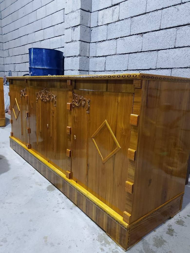 السلام عليكم من معرض نجارة الخير البيع مفرد مصبوغ باسعار مناسبة الكنتور 2 باب سعره 125 الف مصبوغ كامل 
كنتور 3 باب 200 الف مصبوغ كامل
كنتور 4 باب 240 مصبوغ كامل
بوفيه مترين سعره 100 الف مصبوغ كامل 
بوفيه مترين اونص سعره 110 مصبوغ كامل 
بوفيه متر اونص سعره 85 الف مصبوغ كامل 
بوفيه متر سعره 65 الف مصبوغ كامل 
العنوان ديالى بعقوبة بهرز للاستفسار اكثر ***********
