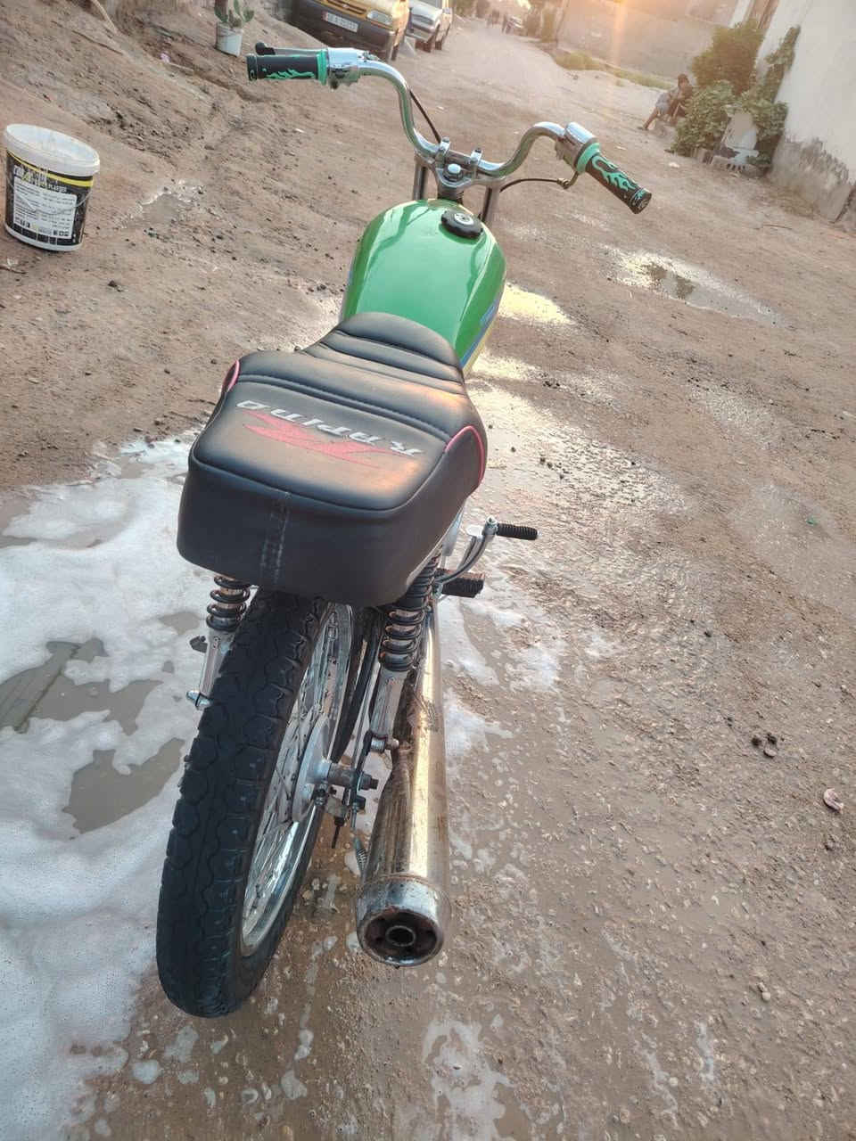 البيع دراجه جديده شلعه ومعدل دراجه نضيفه شوفت عينك حله موديل 22 دراجه تعمير جديد مكينه جديده شلعه ومعدل مكاني نجف سعر 300 وبيه مجال الطيبين *********** خادم الطيبين
