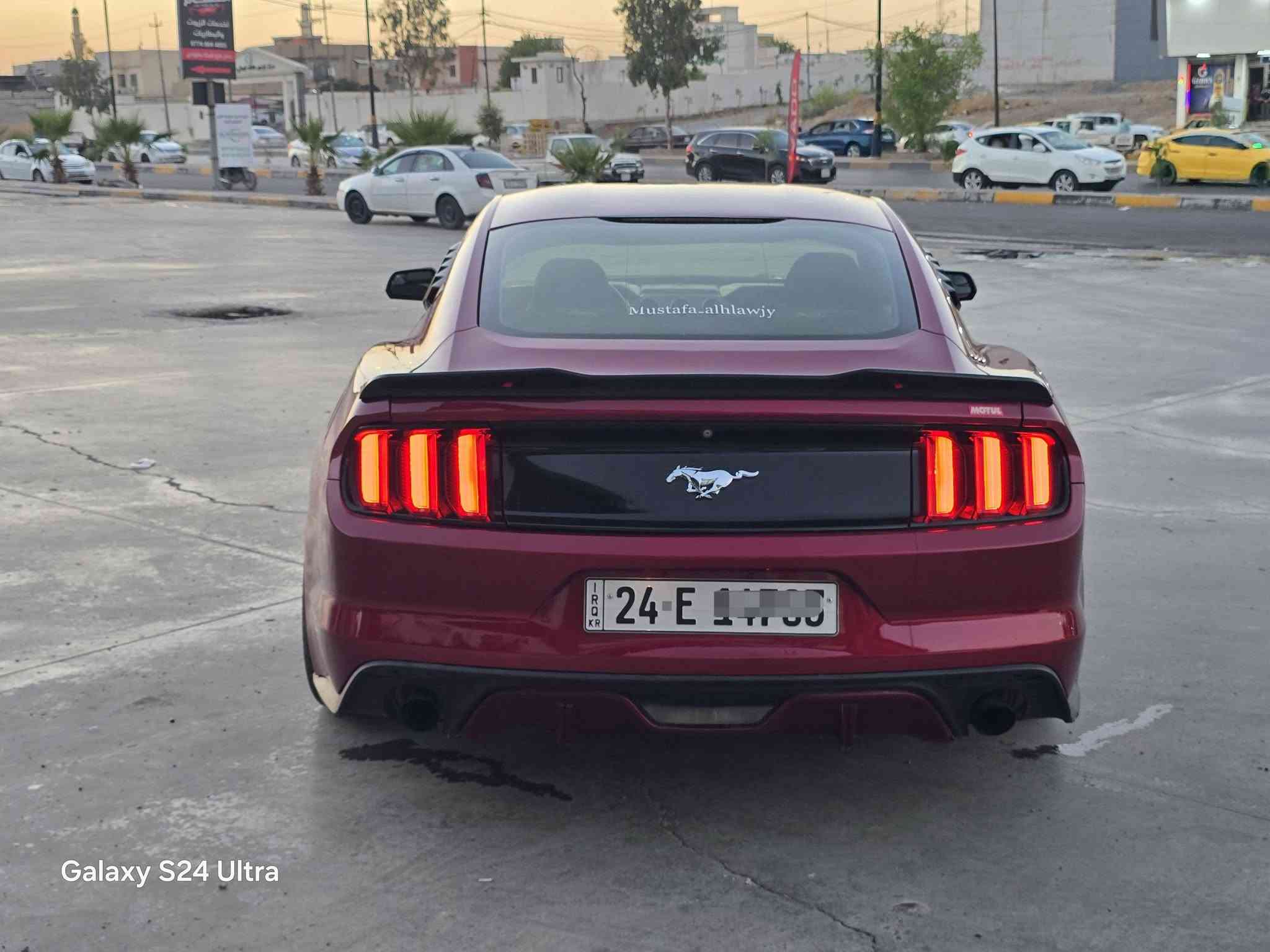 للبيع 
سعر 113$
فورد موستانك 2017 ماشية 94 ألف
محرك 4سلندر حجم 2300 توربو محرك وكير بشرط
رقم دهوك دولي رقم وهزة وسنويه جديد بأسمي شرط التحويل 
🚫صبغ صفحة النفر فقط مال شخوط  بدون دواخل
بجم وظهر كبس مرفوق صورها بأمريكا مع الصور 
 ايرباكاك بردا طاك فقط 
بيها كوبون بانزين اللكتروني ⛽️ 
بصمه تشغيل عن بعد 
شفتات ستيرن رياضيه انظمة قيادة 
كشن كهرب 
مانع انزلاق تراكشن 
ويل كب  طخم تايرات جديد 
صدر امامي خلفي زيرو 
تبريد ثلج ❄️❄️
السياره جاهزة 
***********
