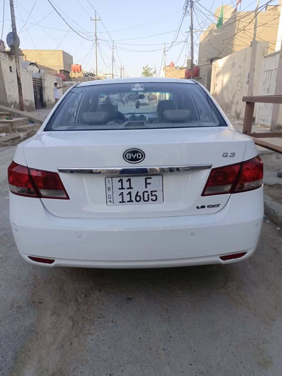 السلام عليكم byd g3 موديل 2015
مكانها الديوانيه باسمي السياره سنويتها لحد 2030
السياره مكفوله كير ومكينه وشكلها احلى من صوره بيها خدوش بسيطة بالدعاميه الوره وبيها حالوب 3بالقماره وثنين بالبنيد سعرها مناسب  للتواصل ***********
بي واتساب
