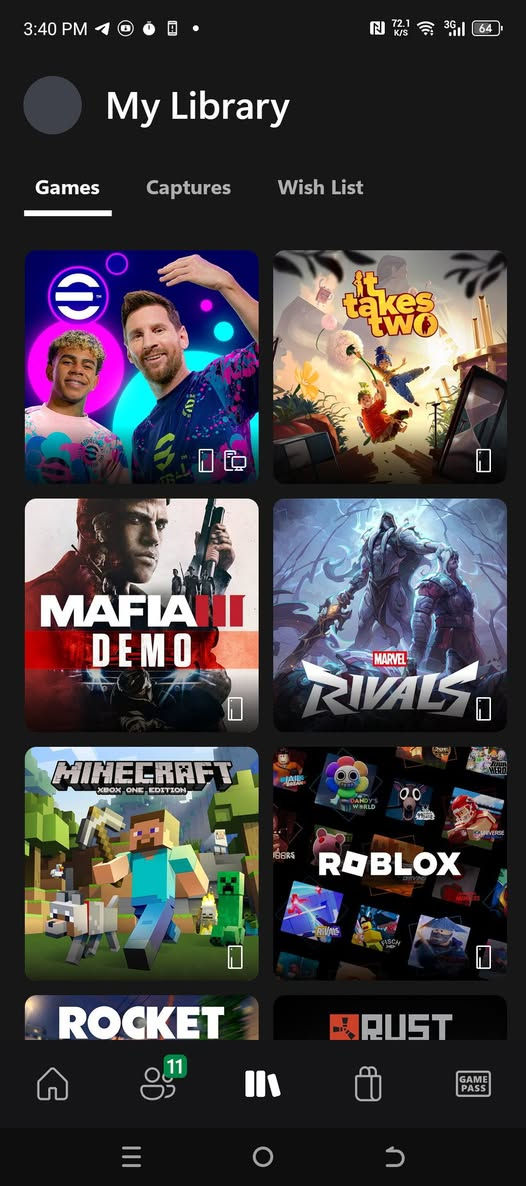 عرض اكس بوكس سيريس اس للبيع السعر 415 وبي مجال اكثر

المواصفات: 
Battlefield V

Rust 

It takes two

Rivals

Spectire divide 

FC 26

Red dead redemption 2 

Gta 5 المحسنة

كل هذي الالعاب موجودة بالاكس بوكس بالاضافة مع يدة و سلك لليدة 

الاصدار 24

الذاكرة : 512g

الاكس بوكس نظيف ومافيه اي وساخة 

الي حاب يستفسر يجي واتساب  رقمي

***********

#xbox #العراق #iraq #اكس_بوكس #fypシ゚viralシ #viralreelschallenge #fypageシ

نص مكتوب في الصور:
- 16 games
- 3:40 PM 72.1 K/S 3G 64 My Library Games Captures Wish List MAFIA III DEMO MINECRAFT XBOX ONE EDITION ROBLOX RUST GAME PASS
- 3:40 PM 1.56 K/s 3G 64 My Library Games Captures Wish List MINECRAFT XBOX ONE EDITION ROBLOX ROCKET LEAGUE RUST CONSOLE EDITION RUST CONSOLE EDITION PUBLIC TEST BRANCH SPECTRE FLASHPOINT DIVIDE 11 GAME PASS