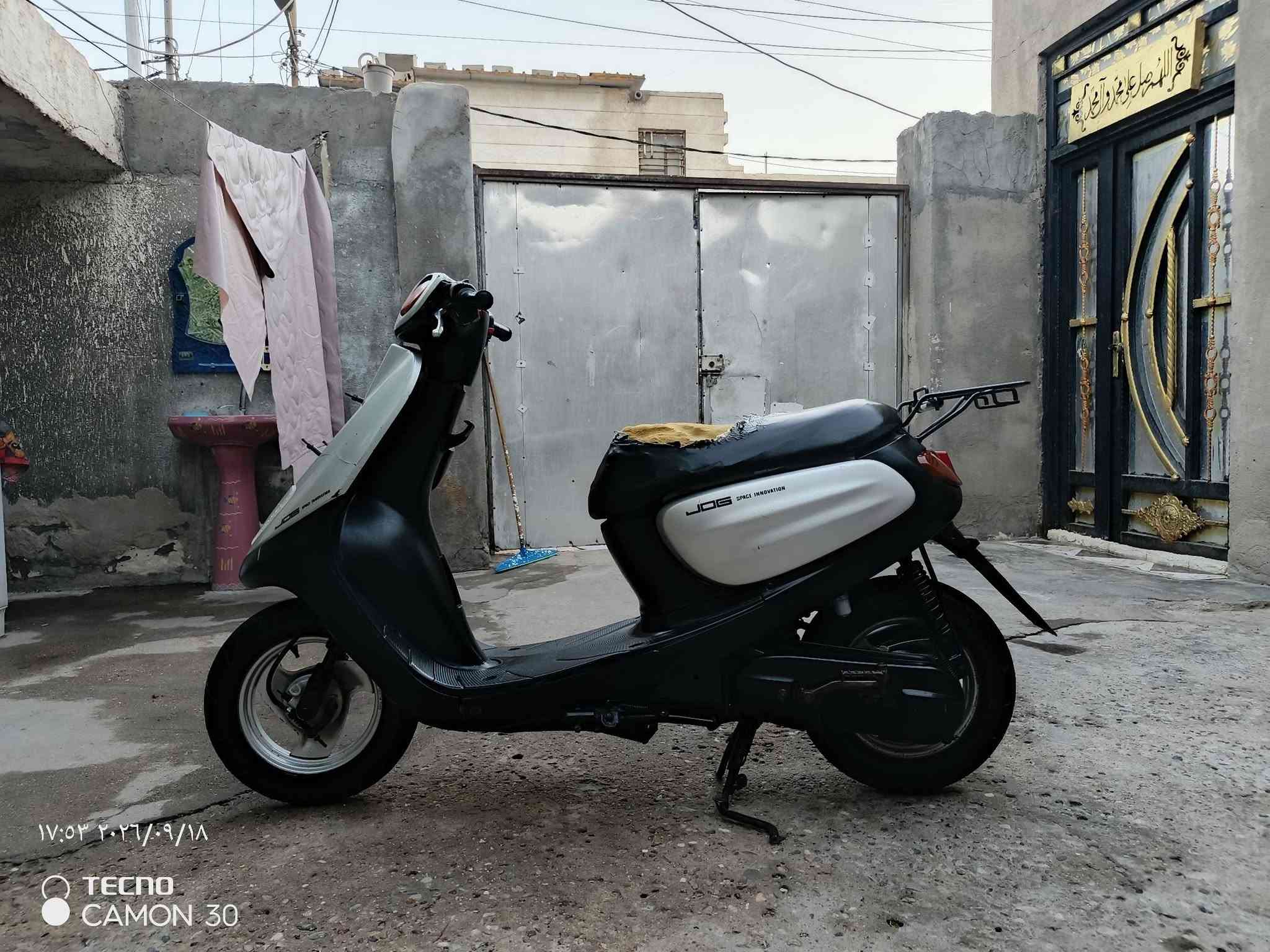 هسلام عليكم شباب دراجه خمس زروف نضيفه كلشي مابيه مكينته ناعمه مابيه أي صوت كلشي شغال بيه سلف هندر اشاير بك لايت حته حساس بيه ورماش دراجه جاهزه من كلشي ونهضته كلش قويه سعره 400 وبيه مجال مكاني البصرة قبله ***********

نص مكتوب في الصور:
- ١٧:٥٤ ٢٠٢٦/٠٩/١٨ TECNO CAMON 30
- ١٧:٥٤ ٢٠٢٦/٠٩/١٨
- TECNO
- CAMON 30
- ١٧:٠٠ ٢٠٢٦/٠٩/١٨ TECNO CAMON 30
- ١٧:٥٣ ٢٠٢٦/٠٩/١٨ TECNO CAMON 30