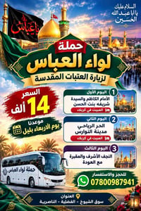 زيارة العتبات المقدسة • حملة لواء العباس • الناصرية