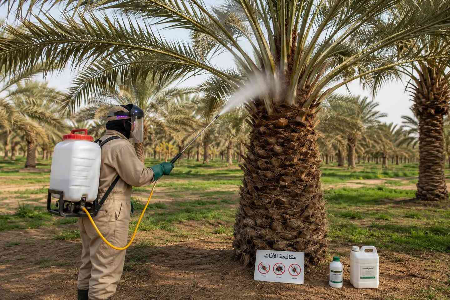 إرشادات مهمة لتحسين جودة الثمار والحصول على محصول ممتاز يمكنكم تطبيقها ومتابعتها خلال هذه الفترة لتحقيق أفضل النتائج
الري المنتظم وعدم تعطيش النخلة، خاصة مع ارتفاع درجات الحرارة.
مكافحة الحشرات والآفات بشكل دوري، مثل الحميرة والعناكب والحشرات التي تهاجم الثمار.
تغطية العذوق بالأكياس الشبكية لحمايتها من الطيور والحشرات والأتربة.
إزالة الثمار التالفة أو المصابة أولاً بأول لمنع انتشار الإصابة.
تثبيت العذوق وربطها لمنع تكسرها بسبب الرياح أو زيادة وزن الثمار.
التسميد المتوازن وفق توصيات المهندسين الزراعيين، مع التركيز على البوتاسيوم الذي يساعد على جودة الثمار.
مراقبة ظهور أي أعراض تعفن أو إصابات فطرية والتعامل معها مبكراً.

للاستفسار والتواصل:
- قسم المبيعات النخيل : ***********
- قسم المبيعات النخيل : ***********
- قسم الاسمده والتوصيل: ***********
الموقع: محافظة بابل، مدينة الحلة، طريق منطقة عوفي.

#البشير_مشروع_وطن  
#شركة_البشير_العالمية
