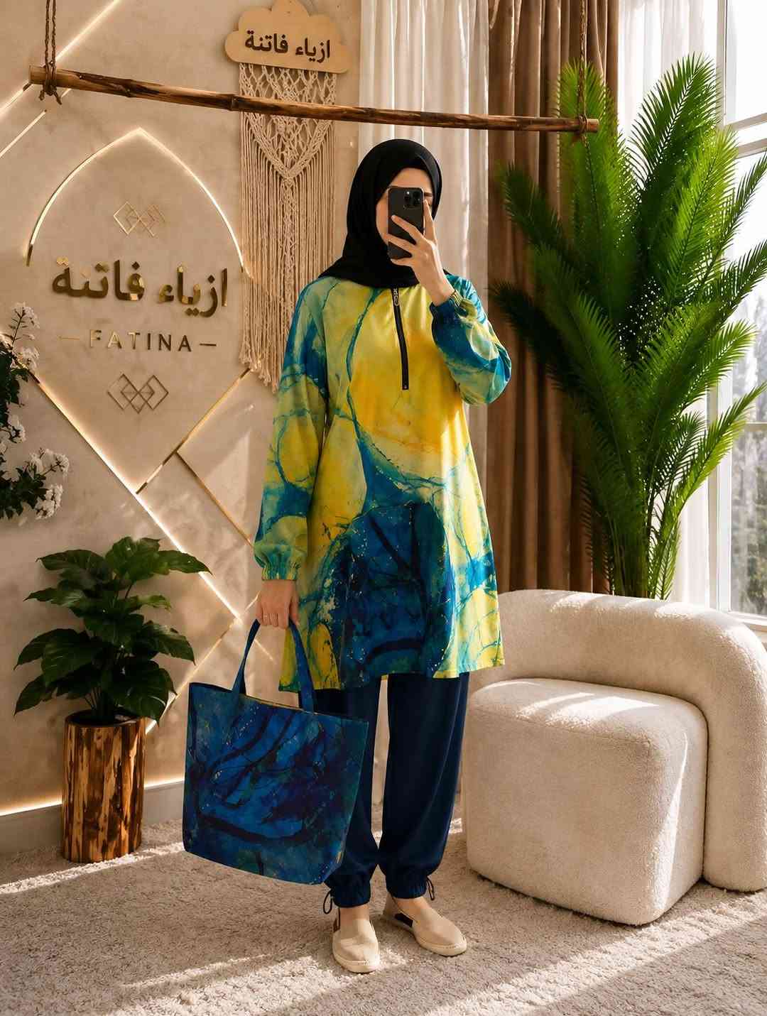 ازياء فاتنة
مايو بوركيني طويل للمحجبات 
موديلات فاتنة… ماتتفوت 
حصراً من ماركة فاتنة 
• التوب طول 100 سم 
• البنطرون طول 100 سم 
• الردن لاستيك للمعصم وللارجل
• الضهر اسود سادة 

• ⁠ ✨
قطعة تبقى وياج سنين وما تبطل موديلها 👌

متوفر حالياً بكمية محدودة
راسلينا خاص واحجزي بسرعة قبل النفاذ 💌

#ازياء_فاتنة⁩⁩
قالب راهي 
___________________________ 
🖊️ االــخـــــــاامــة :- 
جينز صيفي  فاتح وغامق مشخط :- مـטּ الجينز الممتاز المستورد قماش انسيابي وليس جاف ملمس ناعم مايحتاج كوي بس شي بسيط 
❥❥ ─── ❥❥❥❥ ─── ❥❥

القياسات 1/2/3/4/5/6 
يعادل قياس من 40 لل 62 
يعني يلبس وزن مـטּ 60 للـ 130 كيلو 
___________________________ 
ســــعـــر  البوركيني بـــ 55 الفــــﮯ 
___________________________ 
للحجز والاستفسار المراسلة ؏ــلى الواتساب :- ***********
***********
