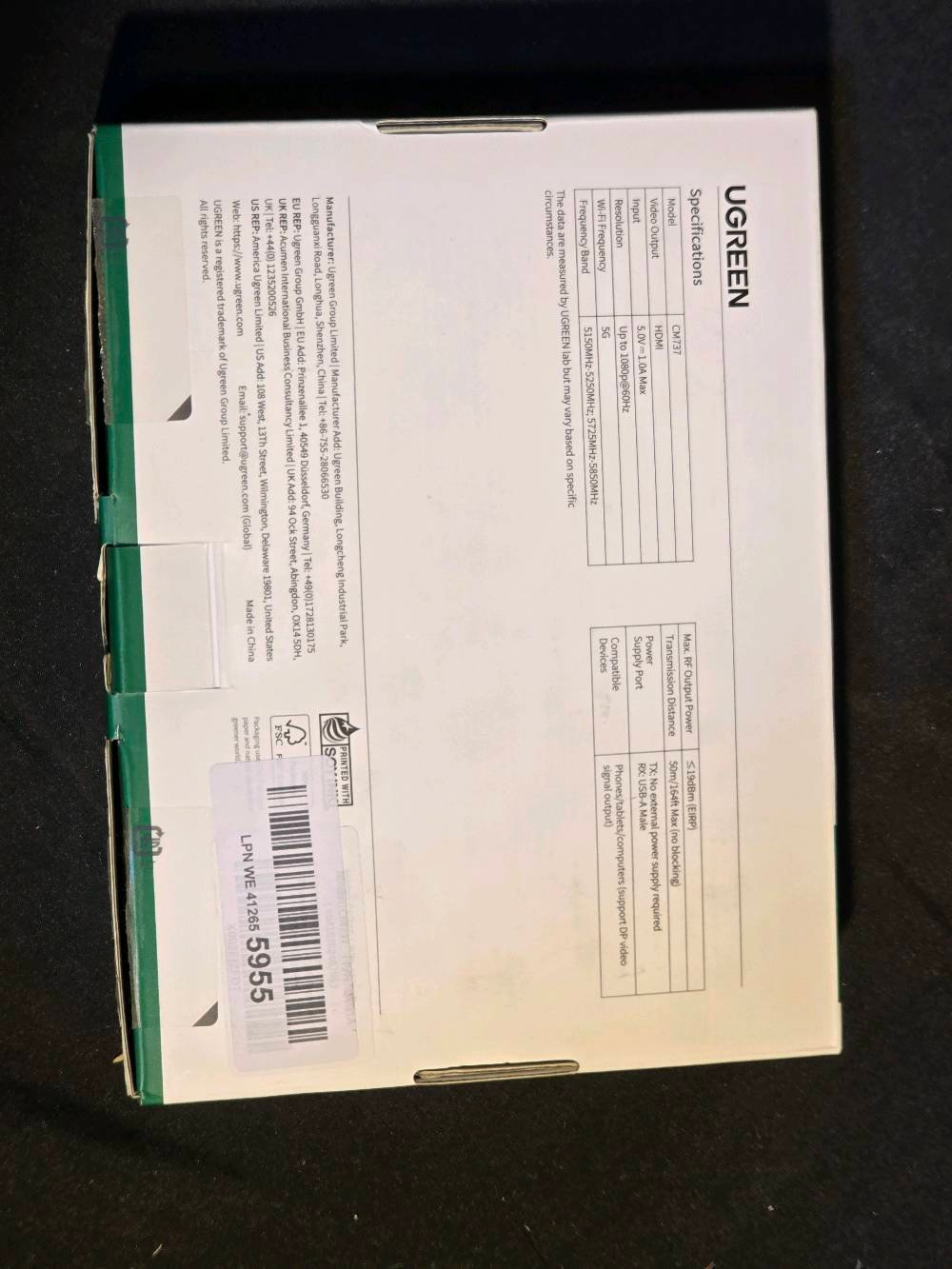 UGREEN - Wireless Extender
السعر 50