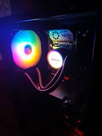 تجميعة • كرتين شاشة RX580+GT1030 • معالج Xeon E5-2667 v4