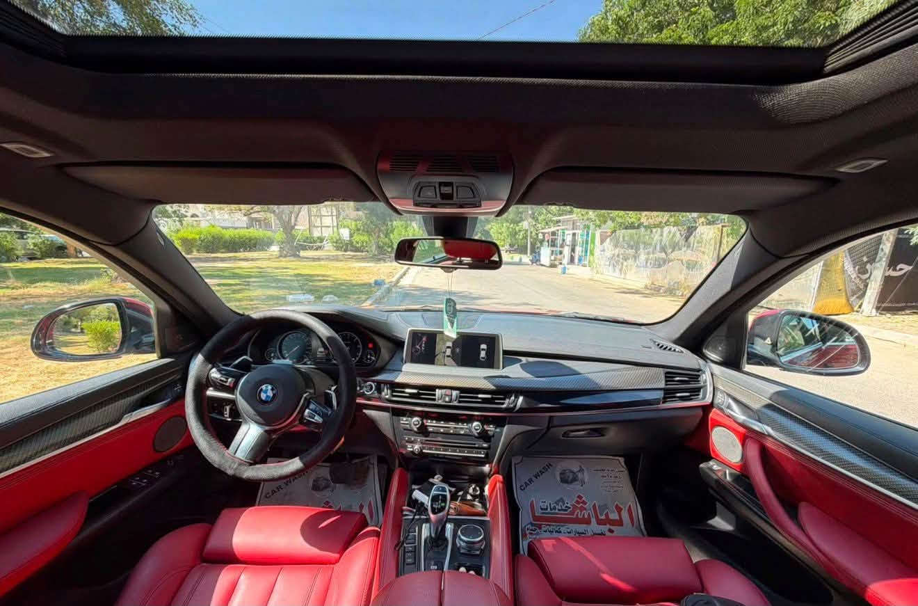 BMW X6 2015 شكل الجديد
الغنية عن التعريف فول مواصفات 
سبيشال اوردر خليجية وكالة العروش
محرك 6 حجم ال 3.0  ارغب شي بيها 
المواصفات والتفاصيل // 
مواصفات سلايد و٣ شاشات بصمات تشغيل داخل جلد احمر وكاربون فايبر كله بحالة الوكالة شفتات ستيرن
بردات بلاد خلفية 
سيارة بمعنى الكلمة مميزة جدا
خارج السيارة وداخله جدا جديد للامانه ترايها يخبل
محرك كير صدر تبريد شرط الفحص 
ماشيه 86 الف ميل حقيقي 

صار بيهه شخط بالباب والجاملغ ونصبغ مكانه 
رقم بغداد دولي هزة وسنوية جديدة 
رايدهه ب26,800$ مكاني بغداد شارع فلسطين
للاستفسار ***********
