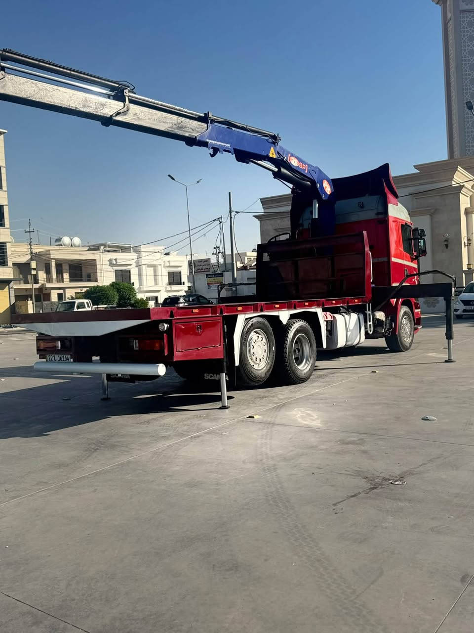 للبيع سكانيا كرين ٢٠٠٥فول ماصفات 
كرين ١٦طن بدون ريمونت جاهز للشغل 
سياره سنوي جديد لل ٢٠٣١ 
سعر٤٠٠$(***********)عنوان اربيل
