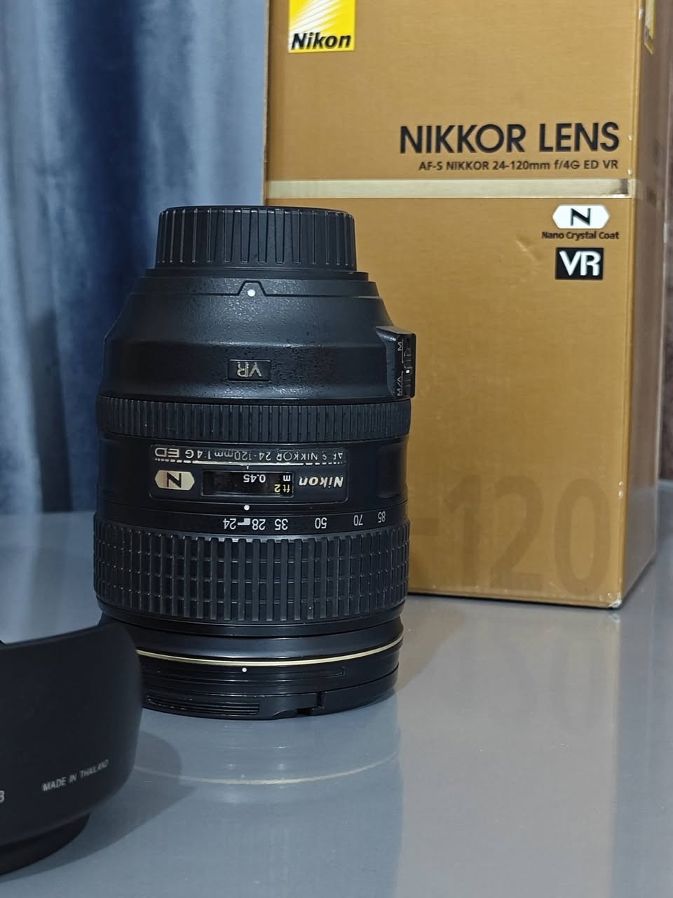 نيكون D610 بحالة ممتازة
مع عدسة نيكون الاحترافية 24-120 mm فتحة f/4
(مانع اهتزاز VR وعزل النانو) العدة كاملة بكرتونتها وأغراضها،
شترها عابر 83 الف استخدام بيت تصوير منتجات 
نظافة 95 %
كربلاء 
***********
