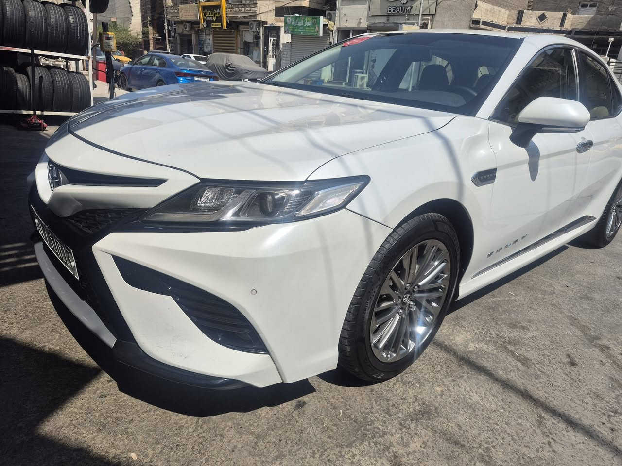 كامري ٢٠١٨ خليجي ساز مواصفات Gle فتحه بصمه كشن كهرباء رقم بغداد باسمي سونار موجود في المنشور فيها صبغ باب  ماشيه ٧٠ الف حقيقي السعر ١٧٥ مكان سياره بغداد كرخ لاستفسار ***********
