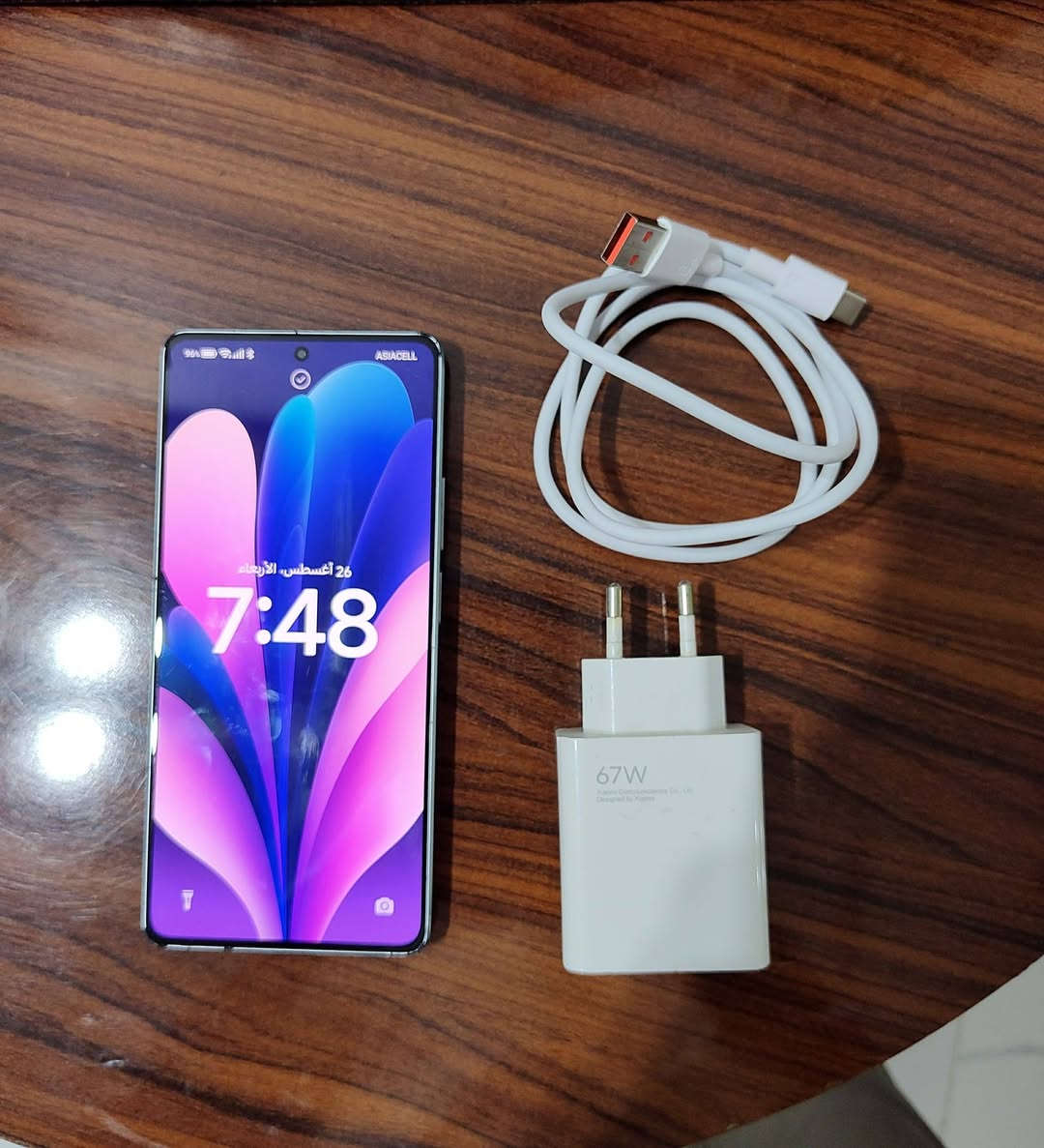Poco F5
اعلى نسخة ذاكرة 256 رام 12+12=24
دبل سيمكرت 2Sim 
ببجي 90 فريم 
ما مفتوح شرط جهاز نظيف
 يجي وياه شاحنة شاومي الاصلية 67 واط والكيبل الاصلي
السعر 285 الف
مكاني موصل للاستفسار خاص او الاتصال على الرقم ***********
