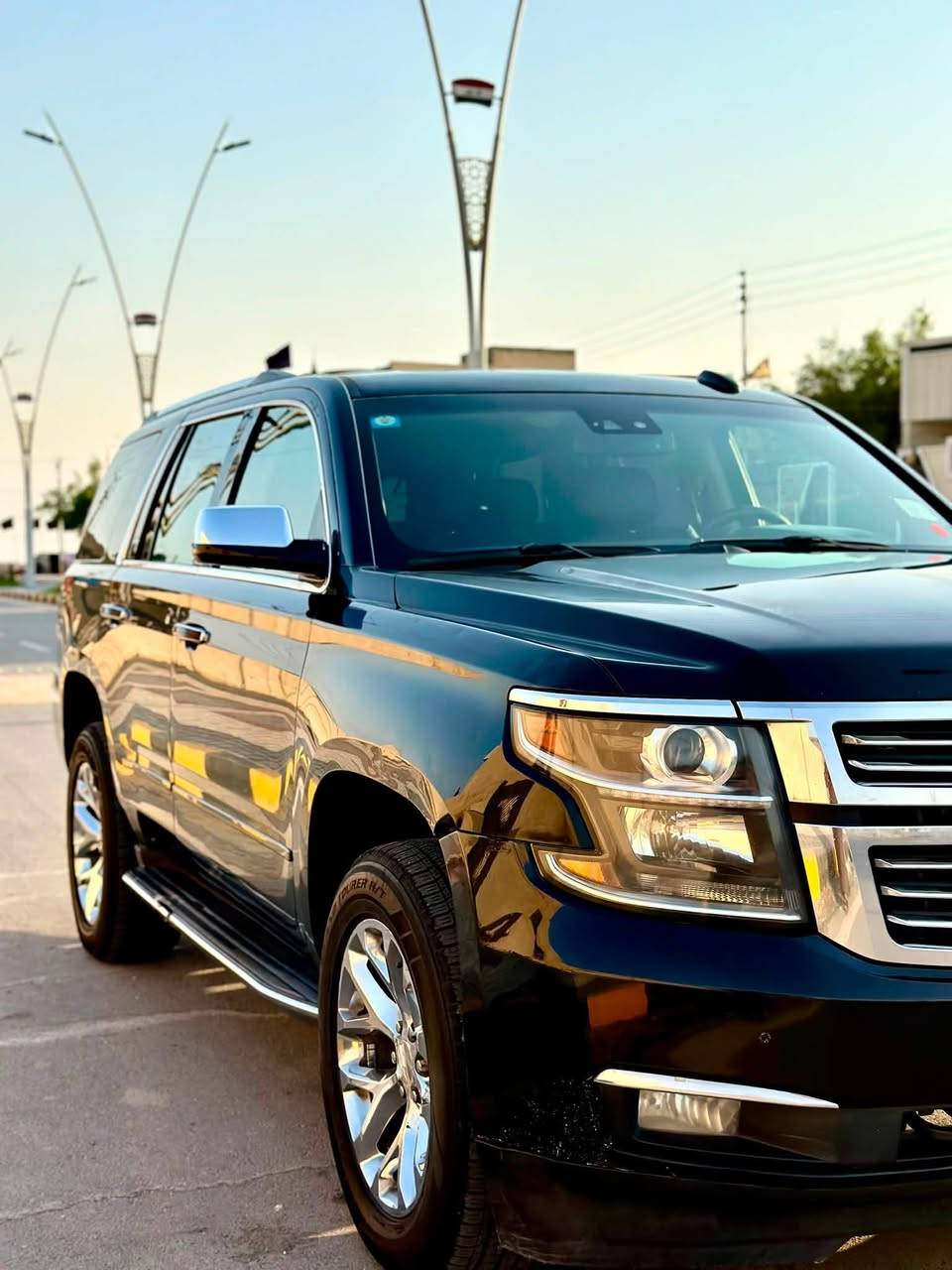 السلام عليكم
تاهو 2016 LTZ وكالة خليجي 
فول موصفات السيارة 
رقم بغداد 

موصفات 
قاصة
تبريد وتسخين كشنات
كشنات كهربائي 
ثلاجة 
فتحة 
حساسات خلفية امامية 
ستيرن تدفئة 
بصمة تشغيل عن بعد 
صندوق كهربائي 
نقط عمياء تنبية الخروج عن مسار 
رادار امامي وجانبي 
مثبت سرعة
ويل 22 
مقاعد صف ثاني وثالث كهربائية الطي 
شاشة وسطية مقعد الثاني
 
 ***********   مكان سيارة ناصرية
