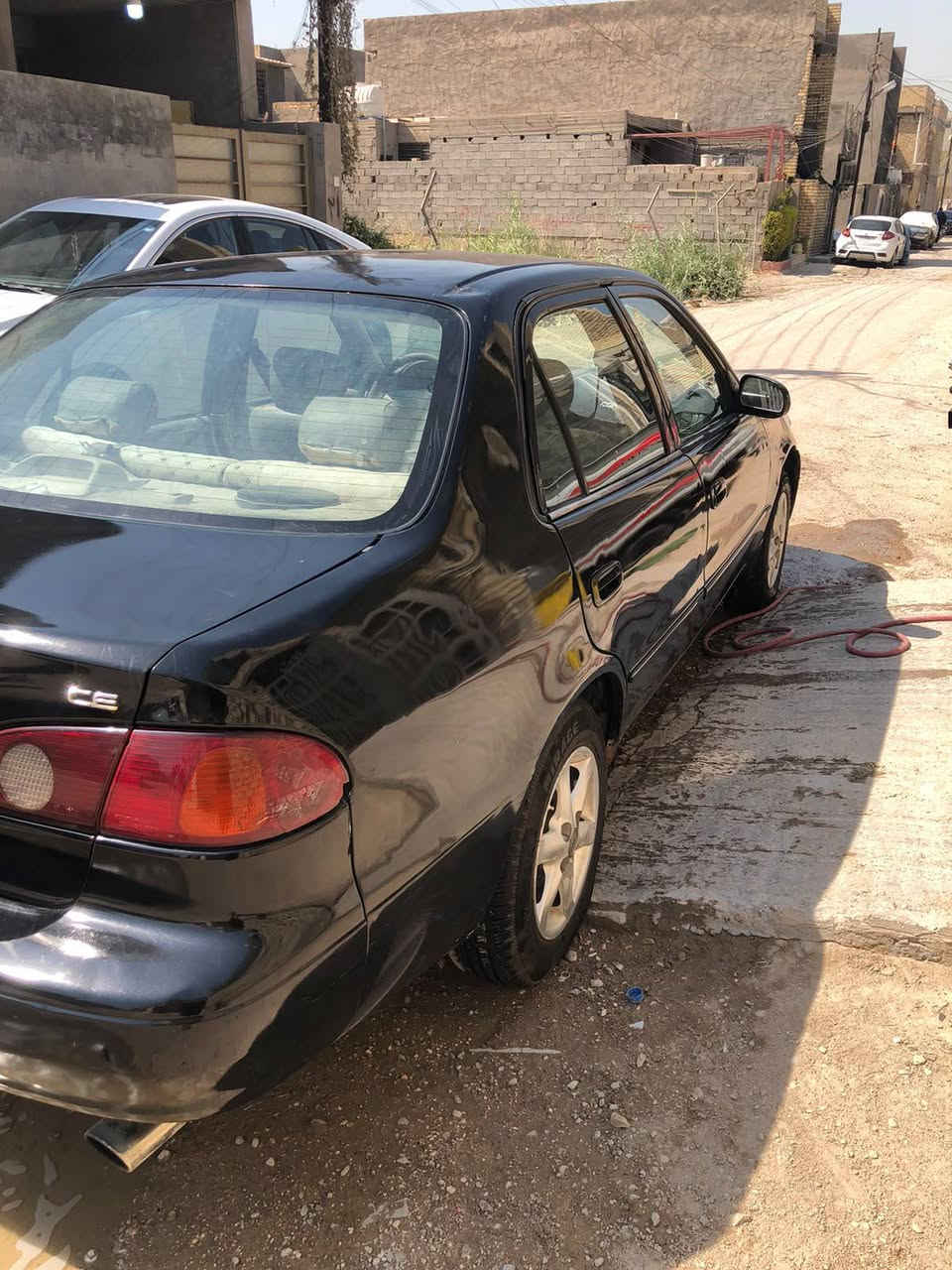 للبيع كورلا بغداد تحويل مباشر موديل 2002 سيارة جاهزة تبريد شغال بيها طخة بالبجم معمرة موضحة بالصورة معمر صدر امامي وخلفي وتايرات جديد السعر 55 وبيها مجال مكاني الدورة للتواصل *********** بي وات ساب
