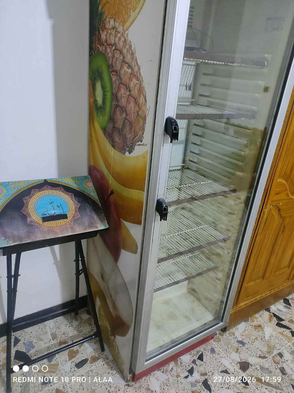 السلام عليكم
عارضة للبيع مكاني بغداد مدينة الصدر 
بس بيه بالباب نتلة كهرباء 
واتساب ***********

نص مكتوب في الصور:
- REDMI NOTE 10 PRO | ALAA 27/08/2026 17:59