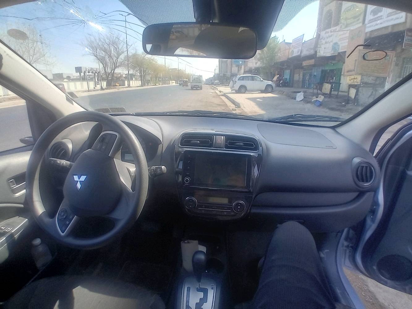 متسوبيشي ميراج موديل ٢٠٢٤ الضرر موضح بالصوره السعر ٧٨ ورقه ***********