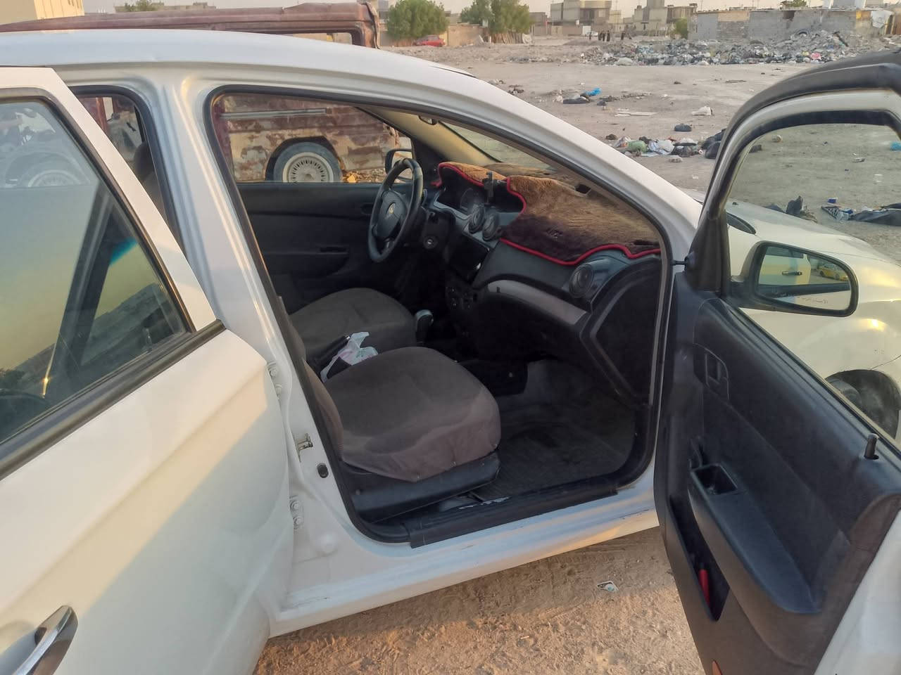 ‏للبيع بالنجف ب(57$)***********
‏بيه واتساب

‏

‏أڤيو شوفرليت خليجية گير أتوماتيك محرك  مسكر ادامه كامله ع المحرك تخبل شلعتهه

‏ 

‏موديل 2011مكفولة من الصبغ

‏**عدا  چاملغ أمامي مبدل 

‏**وبيها طخطخات باردات شوف العين بدون حادث قوي

‏

‏السيارة جاهزة من كلشي

‏(مكينة وگیر وحدادية وتبريد ثلج وكل كهربائيات شغالة)

‏

‏للتواصل واتساب

‏ ***********

 ب(57$)

‏

‏أدعولنا بالرزق

‏
