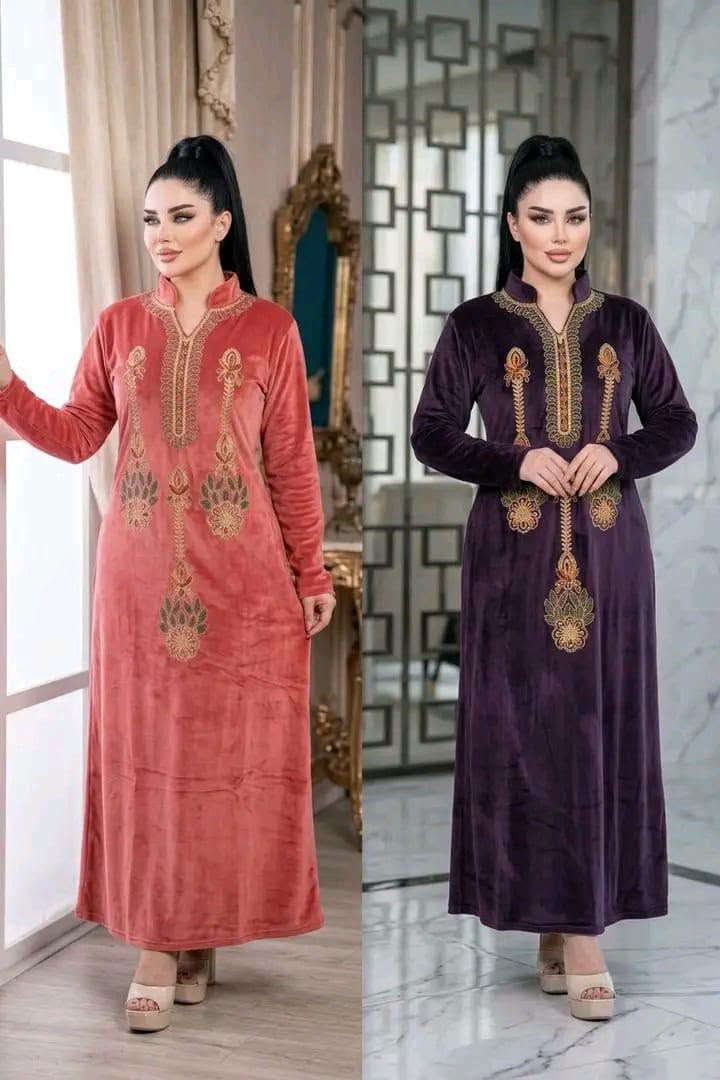 دراعة تونسي • مخمل سوفت • مقاسات L-3XL