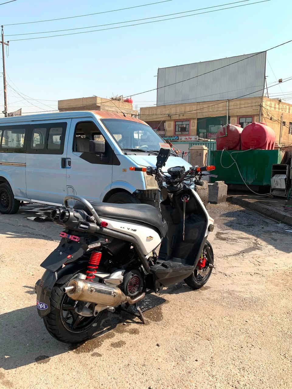 للبيع مكاني الحريه الدراجه مكفوله ورياضي بلادي  مكينه 58 ودبلات رياضي  وكلجات  رياضي  كلها بلاديه    كفرات مختمه مكاني بغداد الحريه للأستفسار ***********
