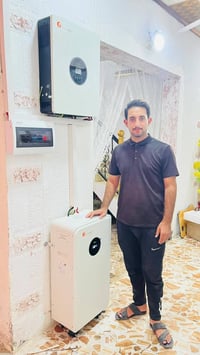 الشرقاط الخصم • ألواح 8×600 واط • بطارية 15 كيلوواط