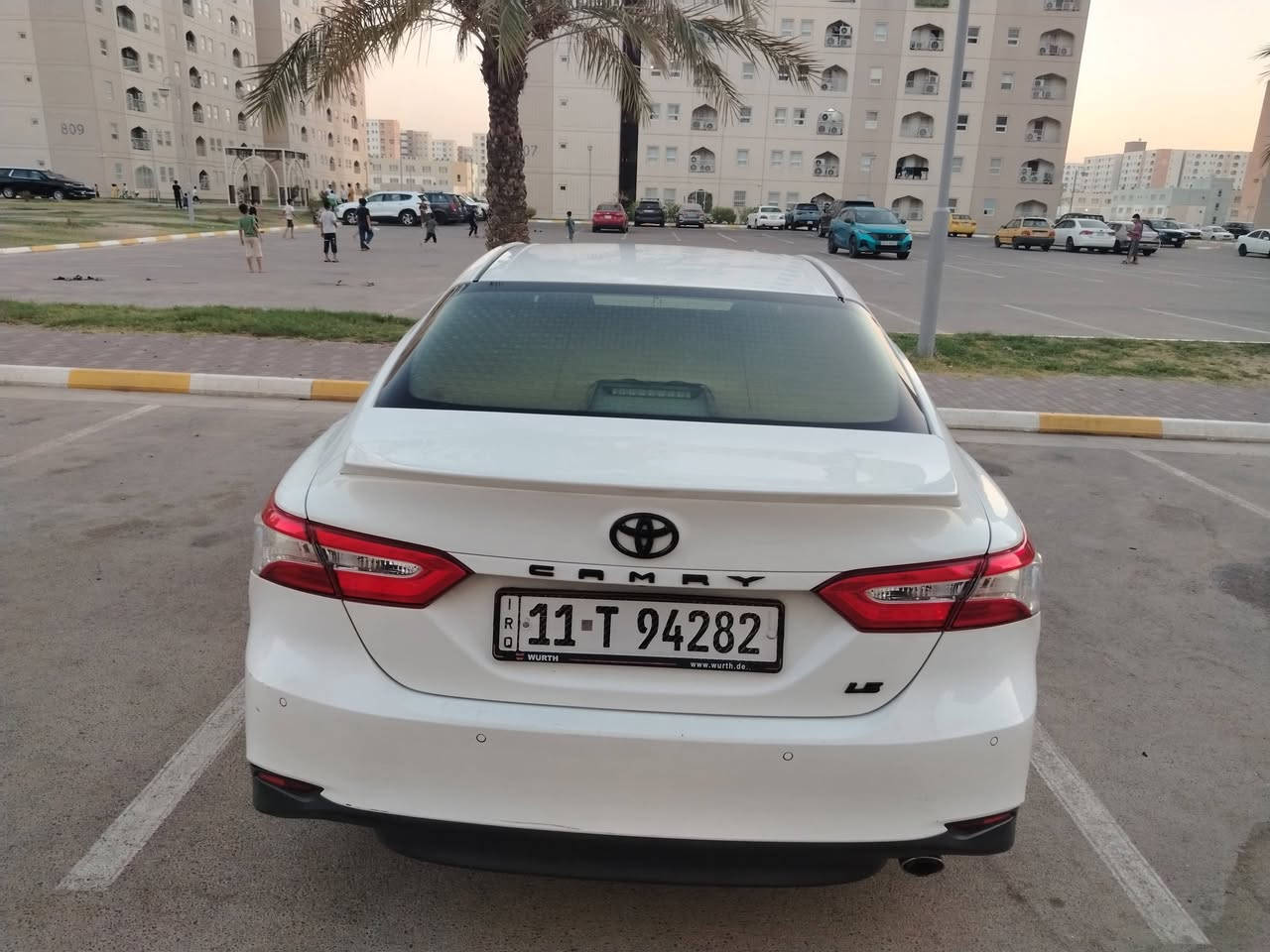 كامري 2018 LE وارد امريكي  كلين تايتل 
مواصفات معروفة

شاشة لمس كاربلاي اندرويد اوتو

مثبت سرعة

تحديد مسار

تحذير تصادم

حساسات

تحكم استيرن

الخ......
مكان السيارة بغداد  
بيها قطعة صبغ بأمريكا جاملغ امامي ممشه ١٧٤

 السعر ١٧٧ وبيها مجال بسيط

رقم الموبايل

***********
